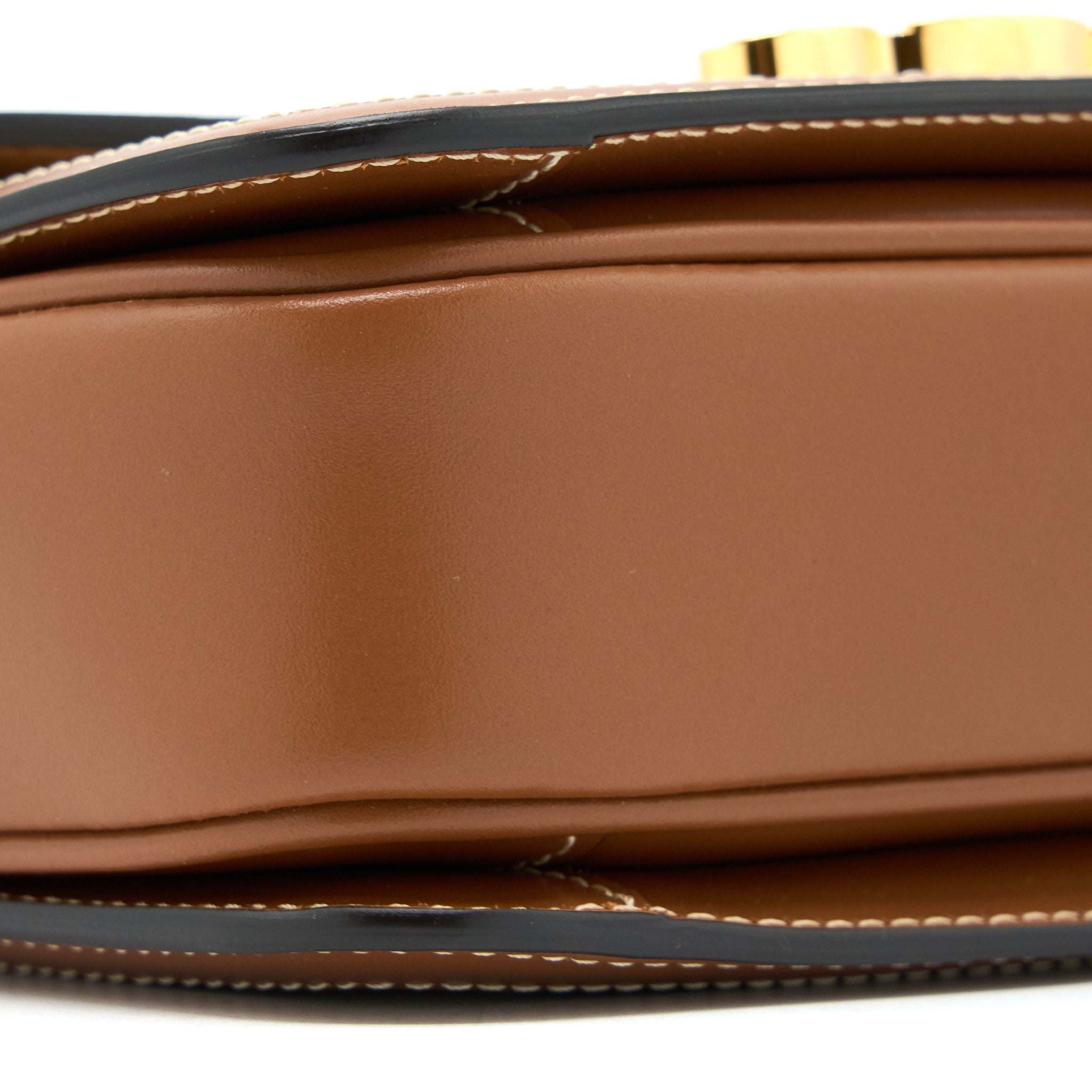 CELINE TEEN TRIOMPHE BAG TRIOMPHE CANVAS/CALFSKIN WHITE GHW