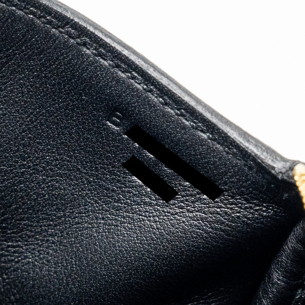 HERMES MINI LINDY CLEMENCE BLACK GHW