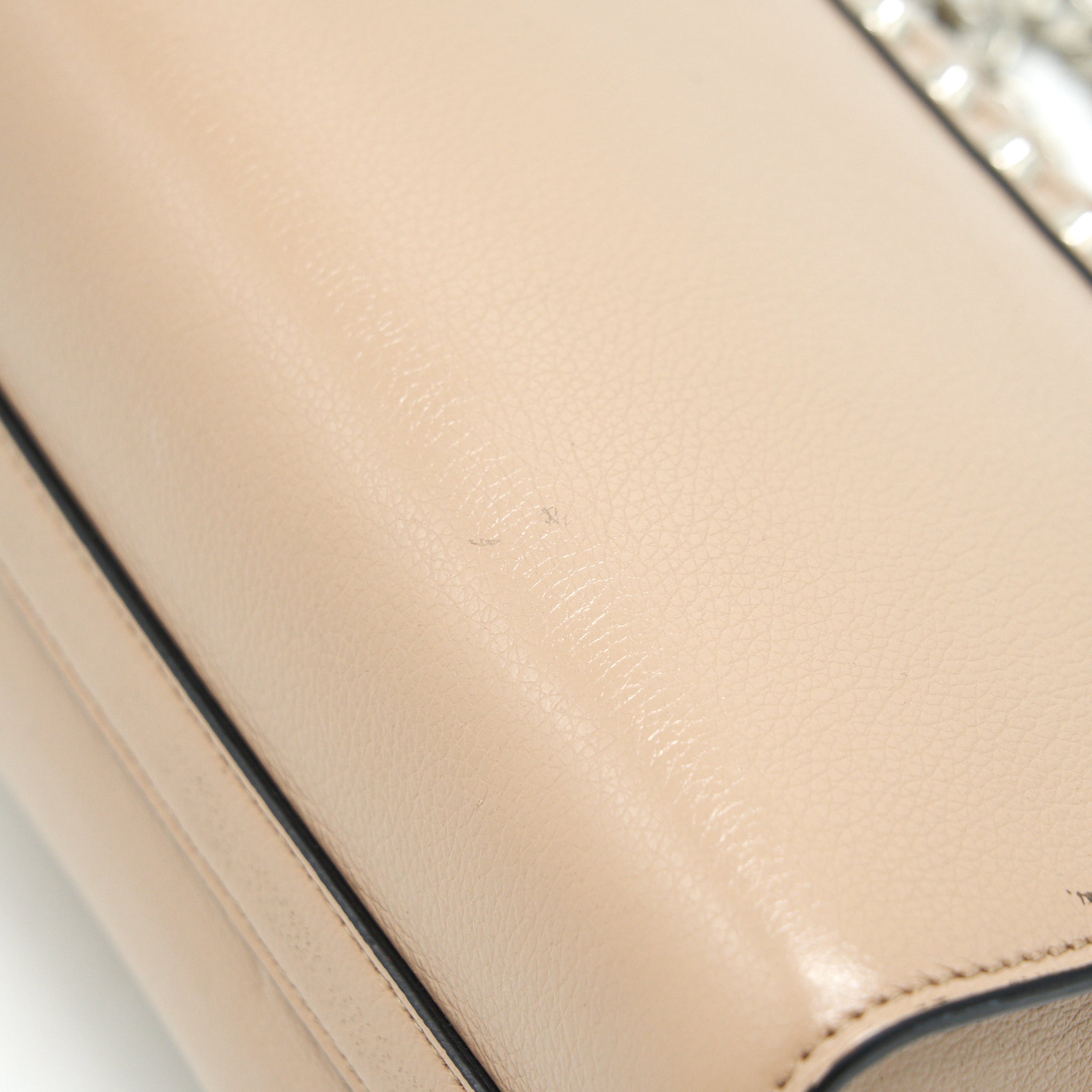 PRADA SMALL LEATHER BAG BEIGE SHW