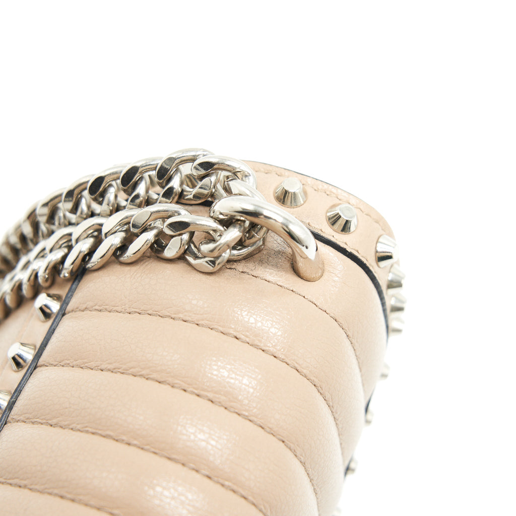 PRADA SMALL LEATHER BAG BEIGE SHW