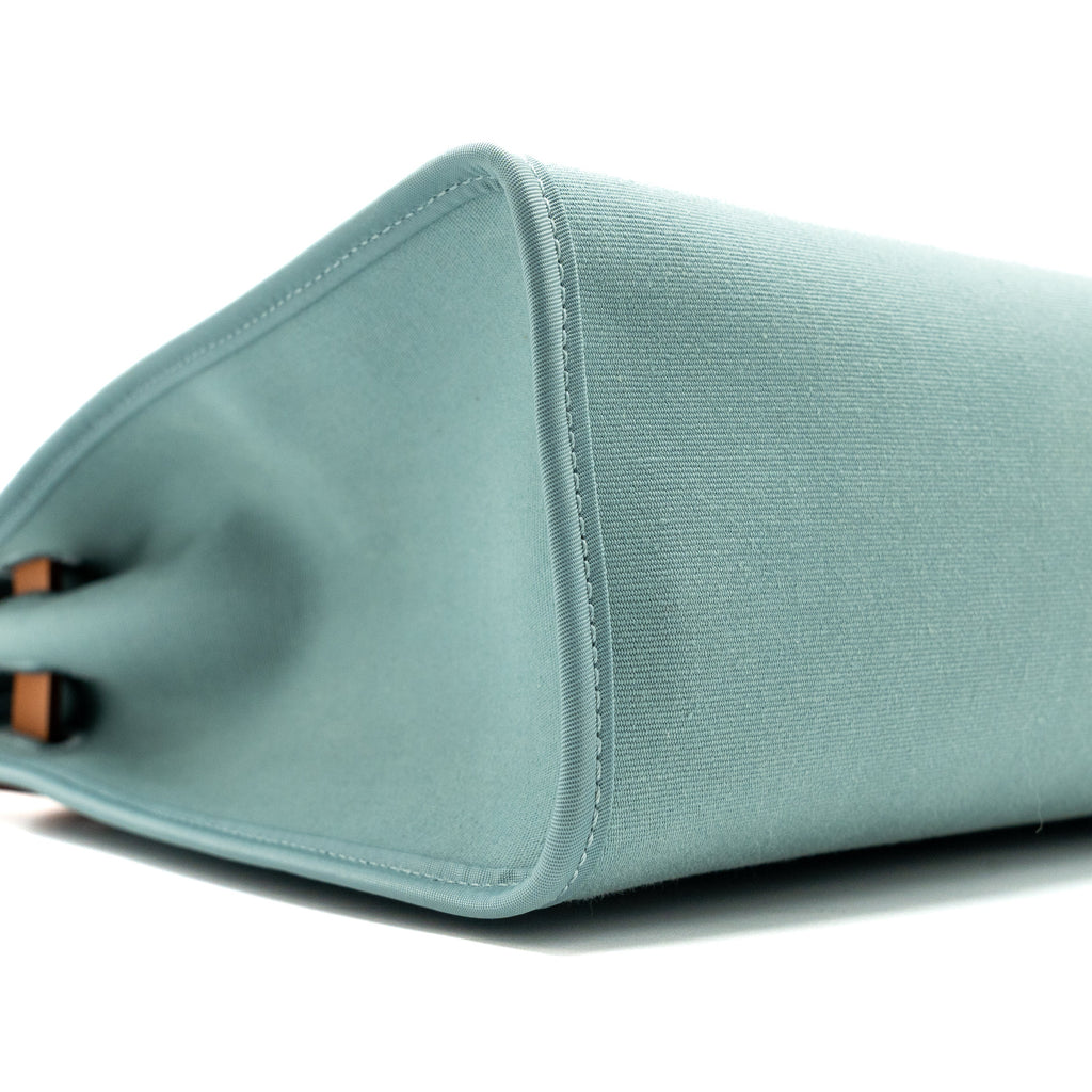 HERMES HERBAG 31 ZIP BAG LIGHT BLUE HUNTER/CANVAS SHW