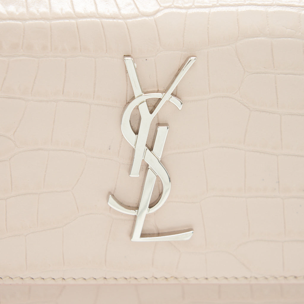 SAINT LAURENT /YSL SMALL WALLET ON CHAIN PINK SHW