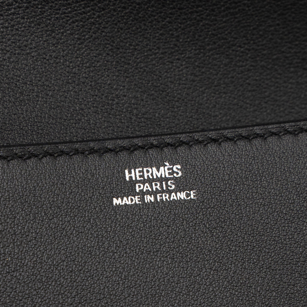 HERMES POCHETTE MEDOR 23 SWIFT BLACK SHW