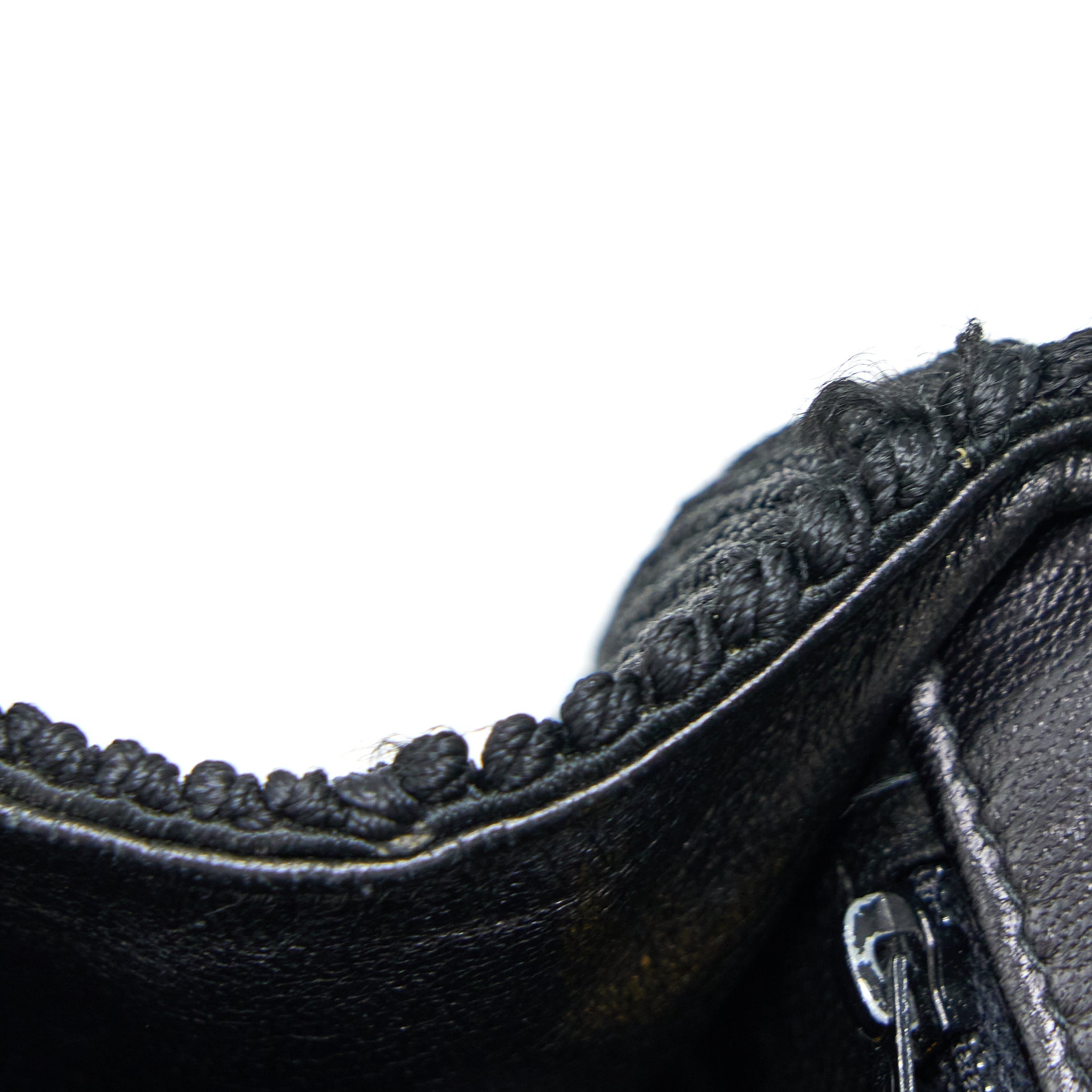 CHANEL VINTAGE TOP HANDLE FLAP BAG WOVEN SILK BLACK GHW
