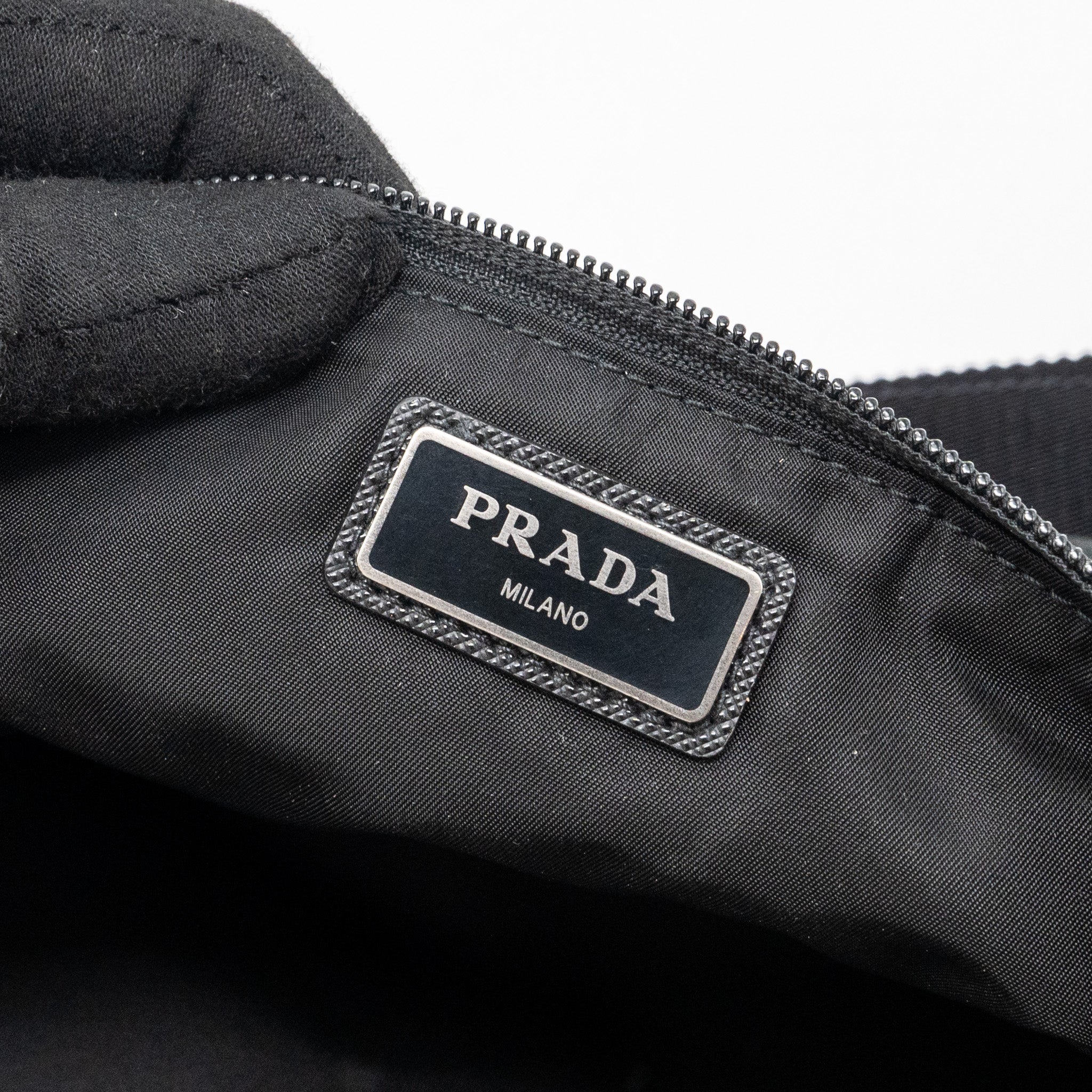 PRADA BUM BAG NYLON BLACK SHW