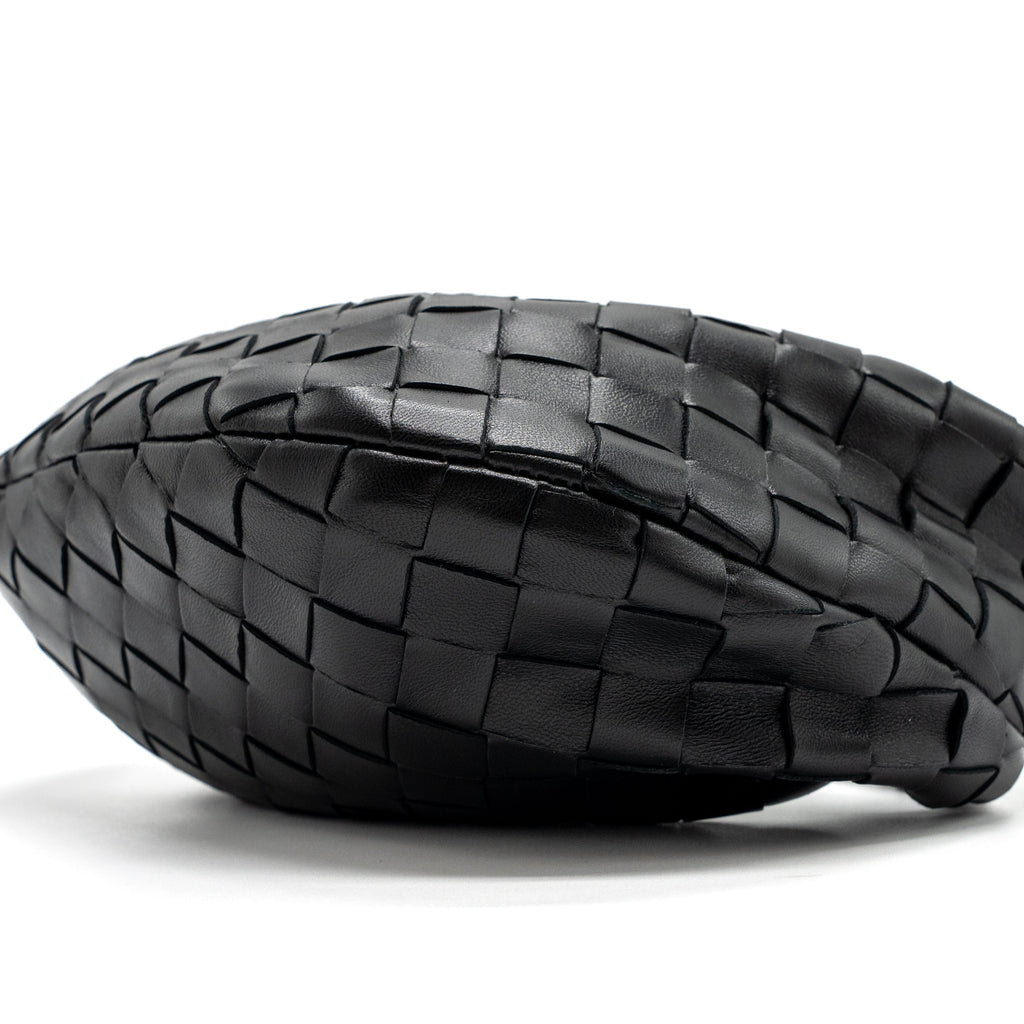 BOTTEGA VENETA MINI JODIE LAMBSKIN BLACK SHW