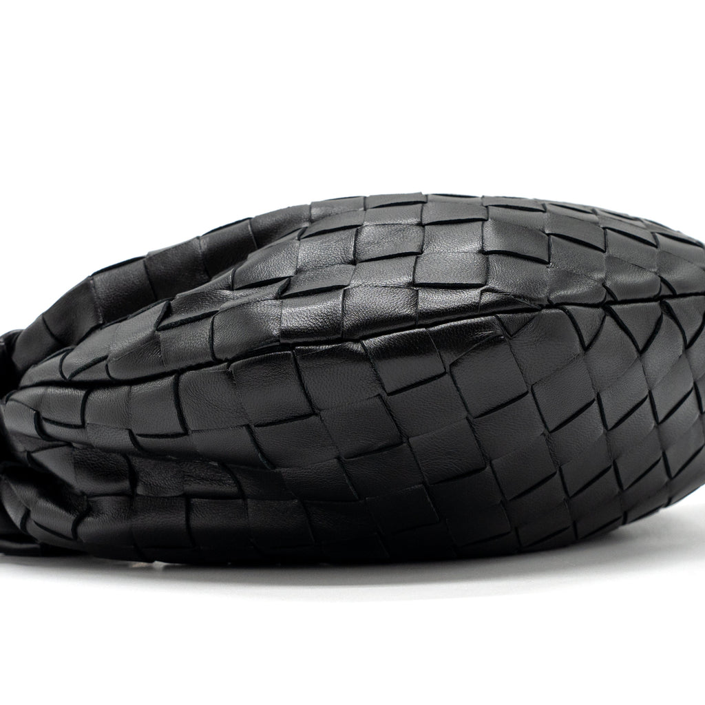 BOTTEGA VENETA MINI JODIE LAMBSKIN BLACK SHW