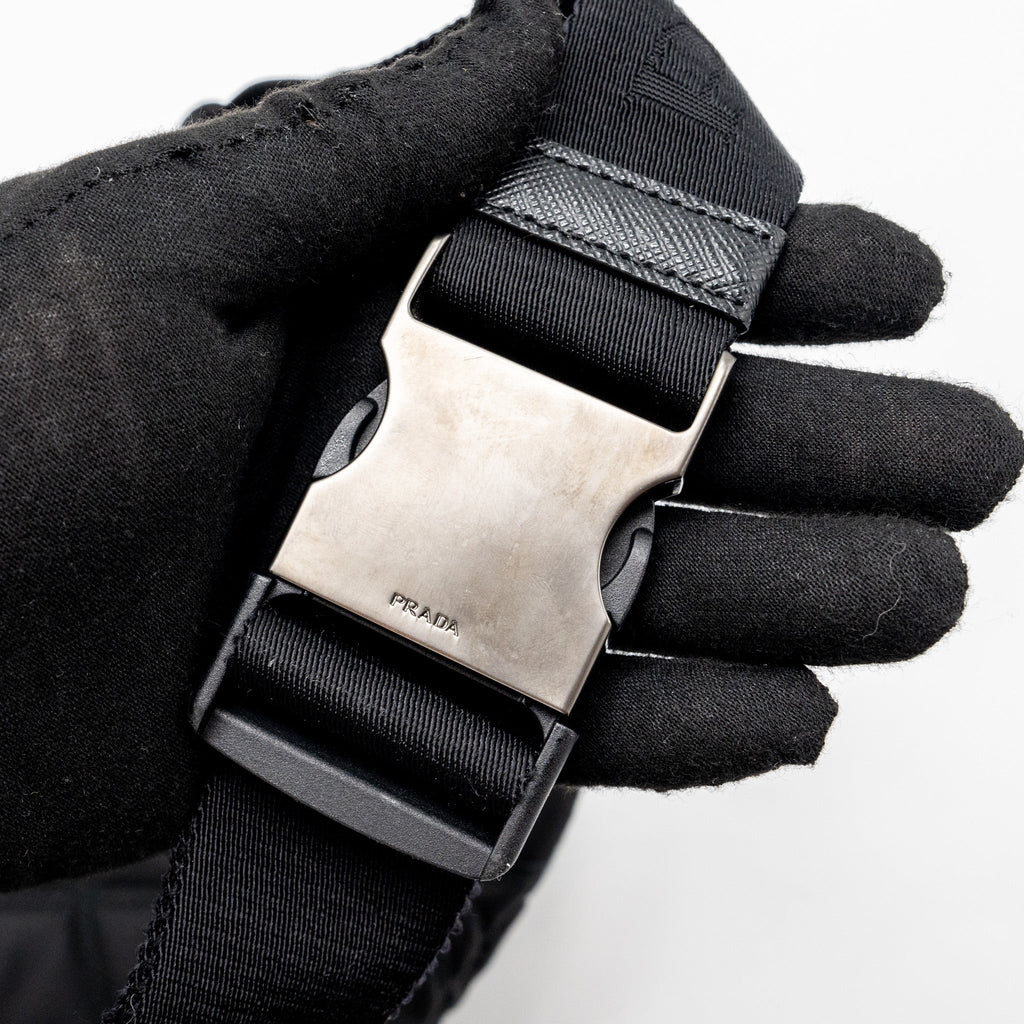 PRADA BUM BAG NYLON BLACK SHW