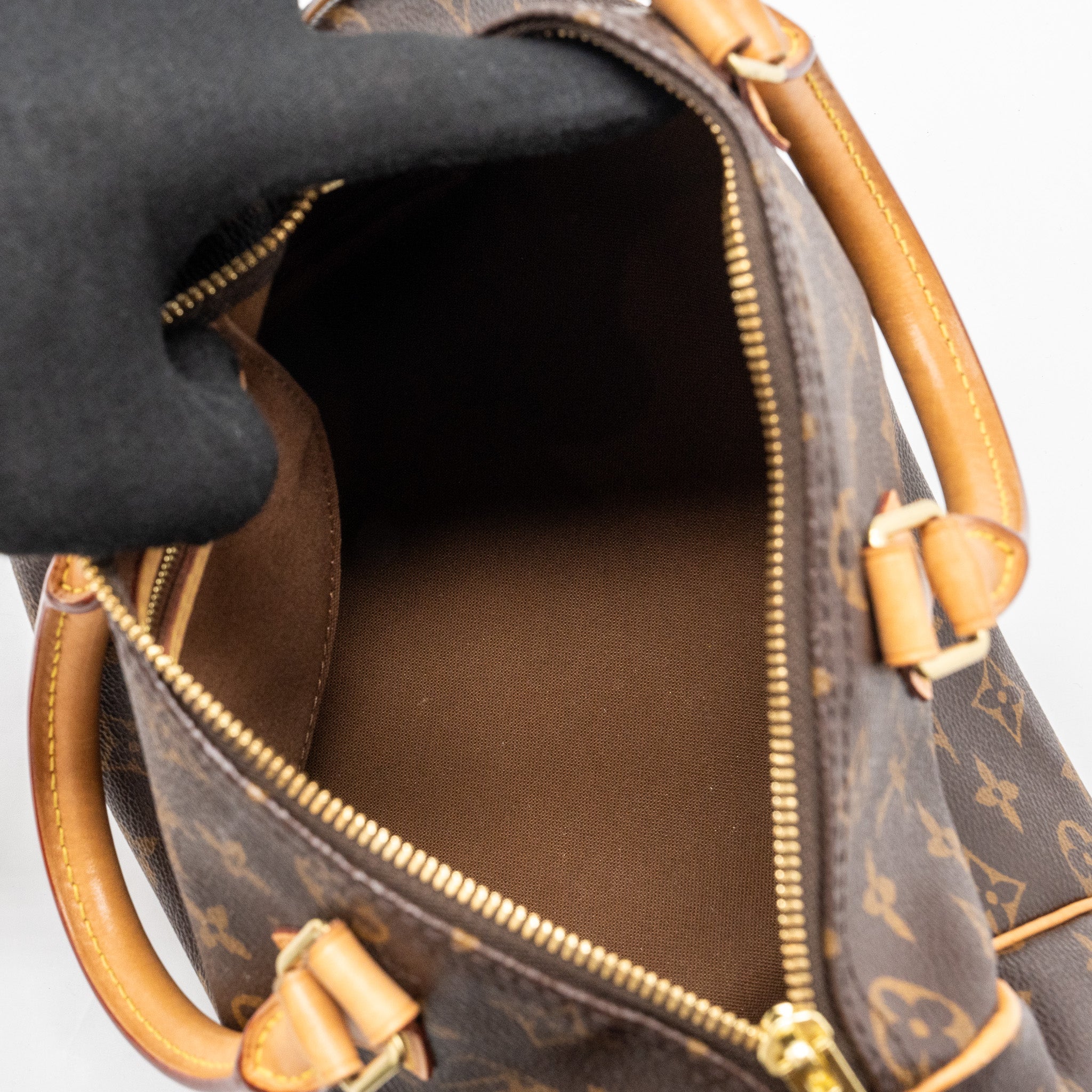 LOUIS VUITTON SPEEDY  BANDOULIERE 25 MONOGRAM CANVAS GHW