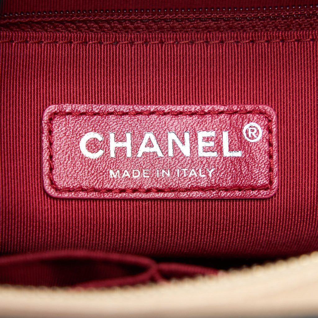 CHANEL GABRIELLE HOBO BAG BEIGE / BLACK