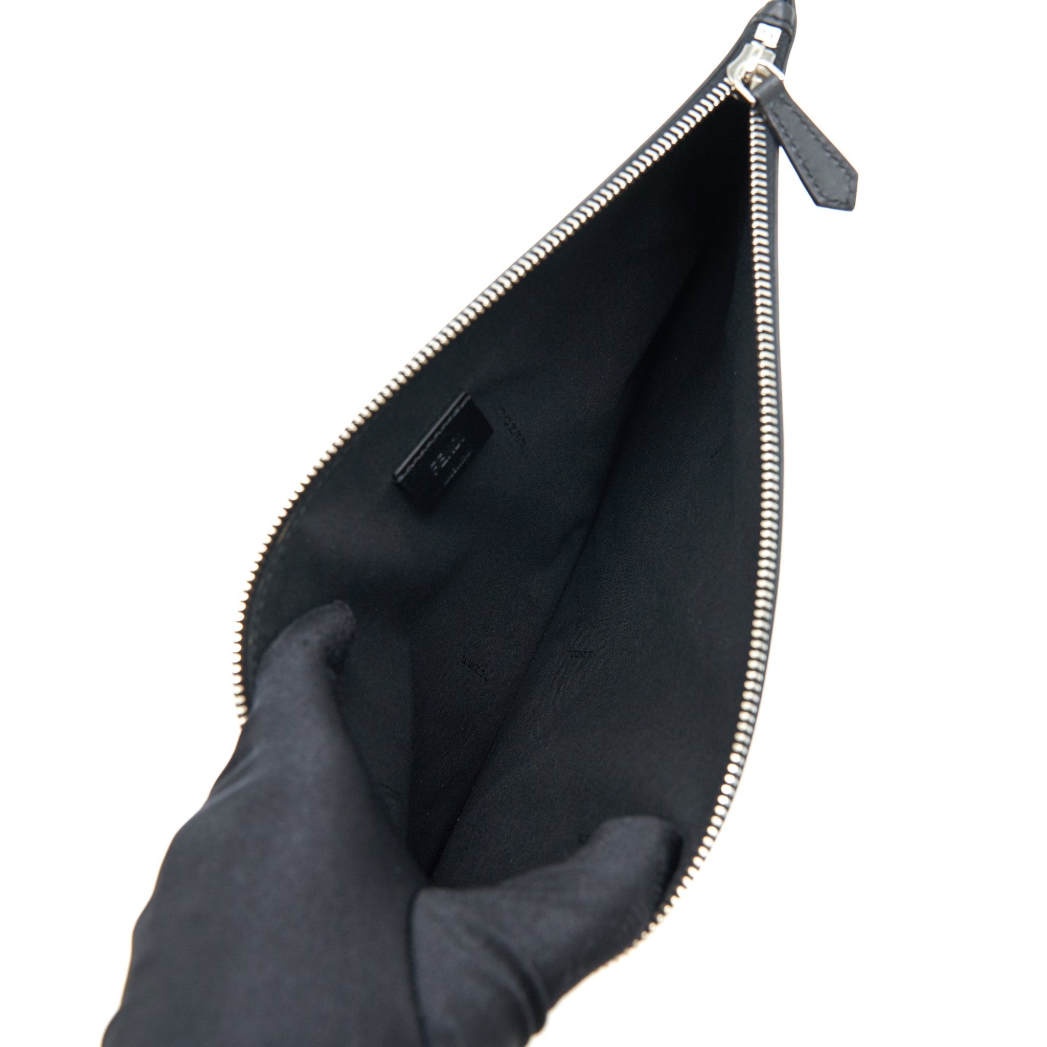 FENDI MONSTER CLUTCH SO BLACK
