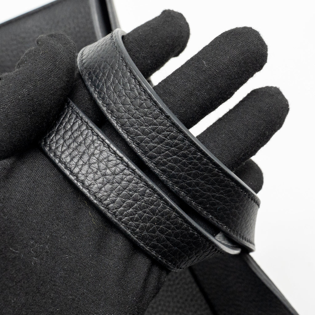 HERMES HALZAN 31 CLEMENCE BLACK GHW