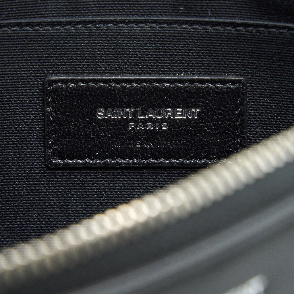 SAINT LAURENT WOLF DOCUMENT HOLDER
