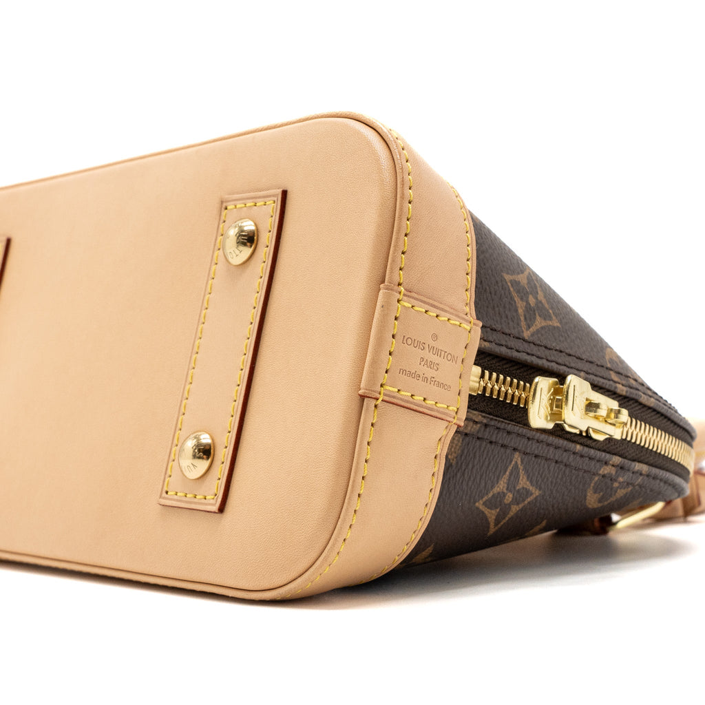 LOUIS VUITTON ALMA BB MONOGRAM CANVAS GHW