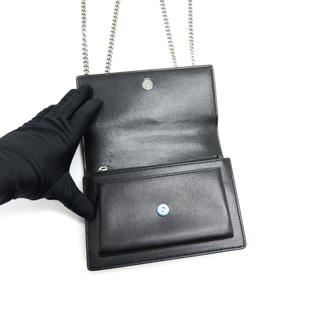 SAINT LAURENT LIMITED SUNSET WALLET ON CHAIN
