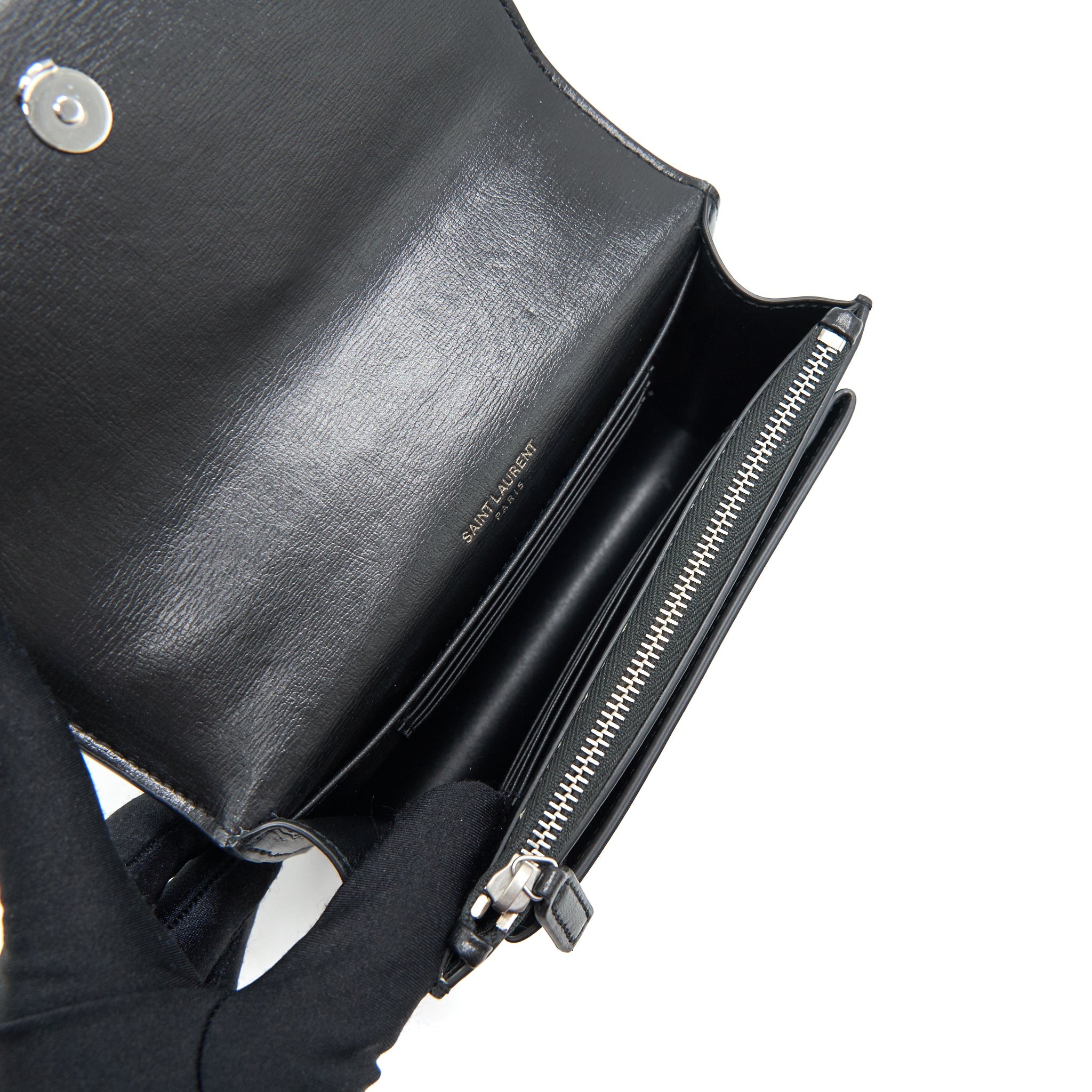 SAINT LAURENT LIMITED SUNSET WALLET ON CHAIN
