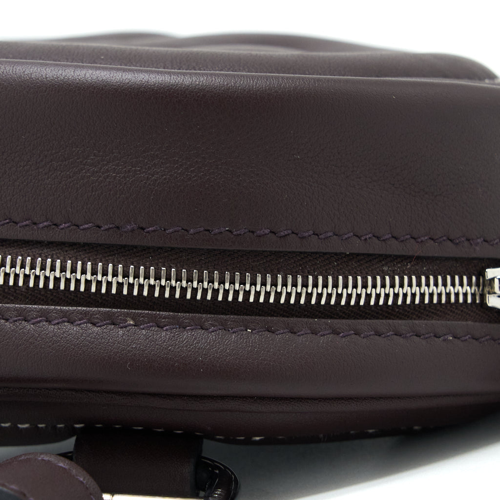 HERMES IN THE LOOP BELT BAG SWIFT ROUGE SELLIER/BLUE FRANCE SHW