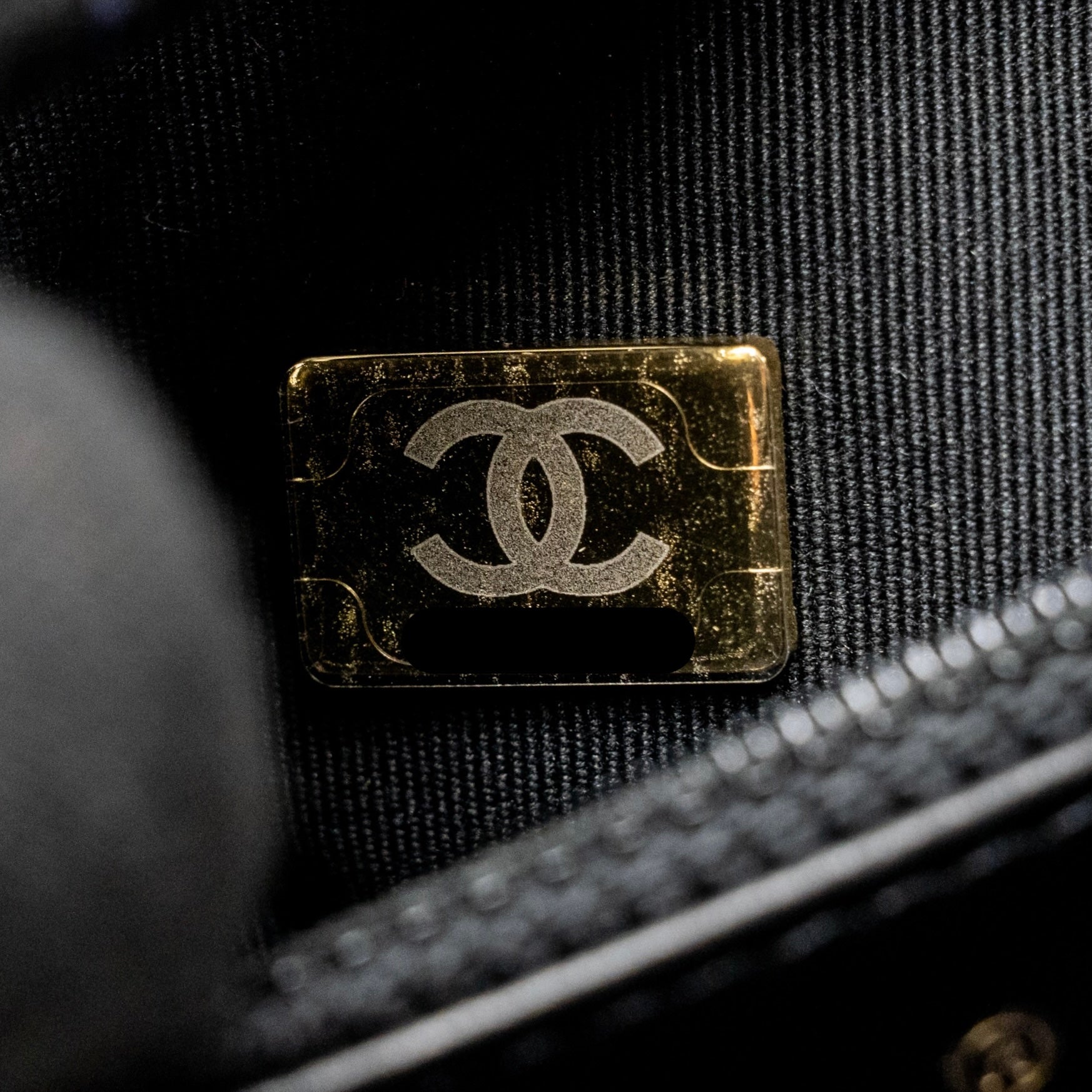 CHANEL MINI KELLY SHOPPING TOTE BAG CALFSKIN BLACK GHW (MICROCHIP)