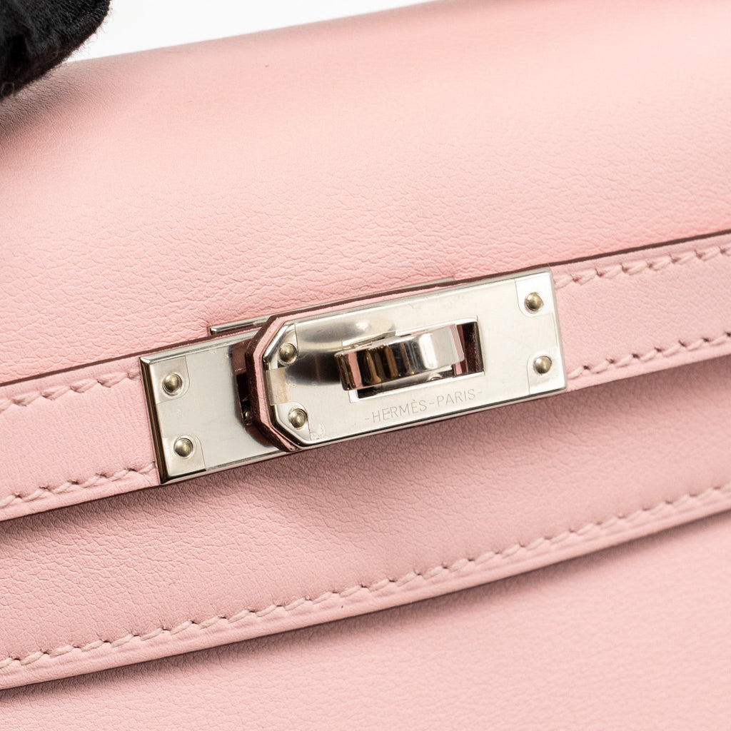 HERMES KELLY POCHETTE SWIFT 3Q ROSE SAKURA SHW