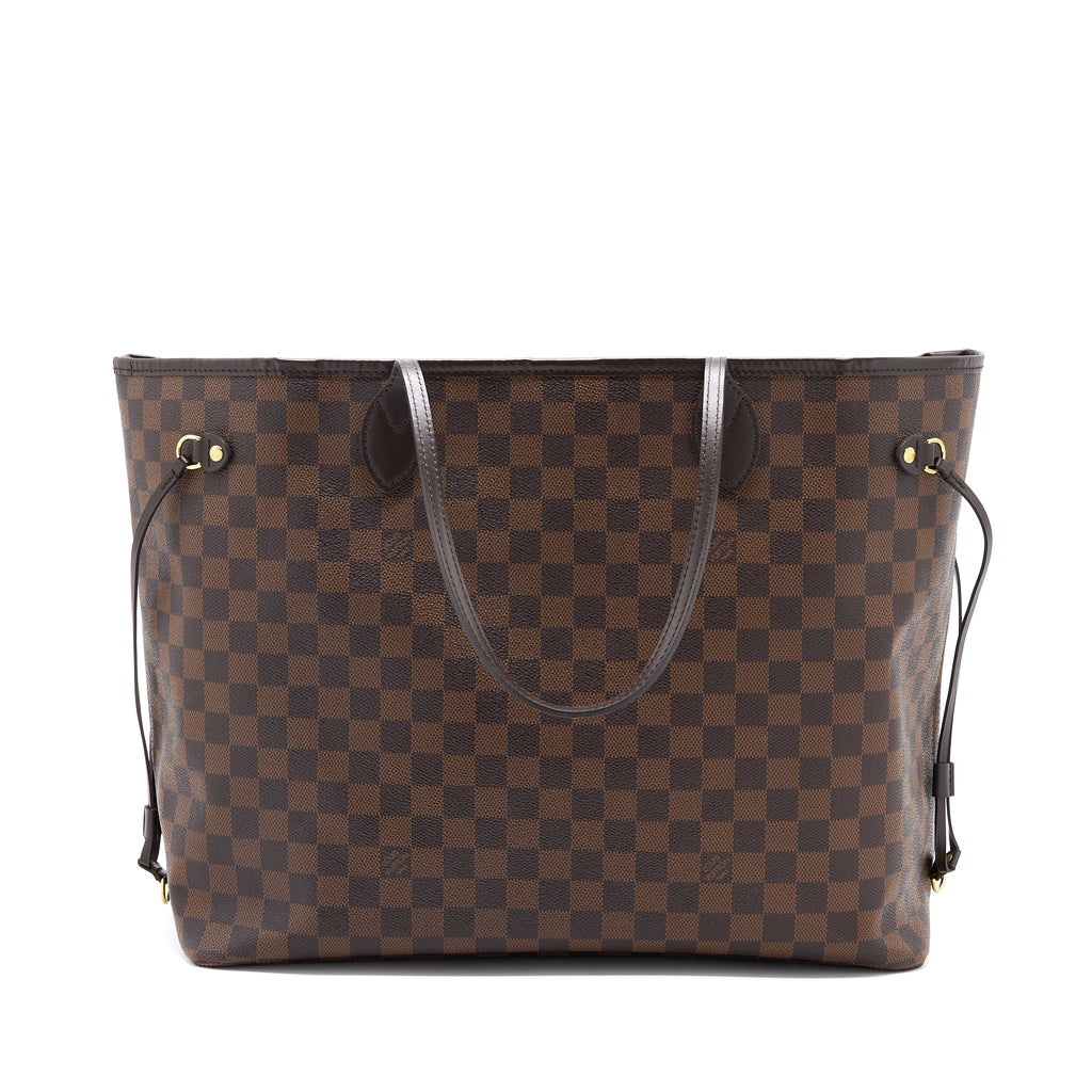 LOUIS VUITTON NEVERFULL GM DAMIER EBENE GHW