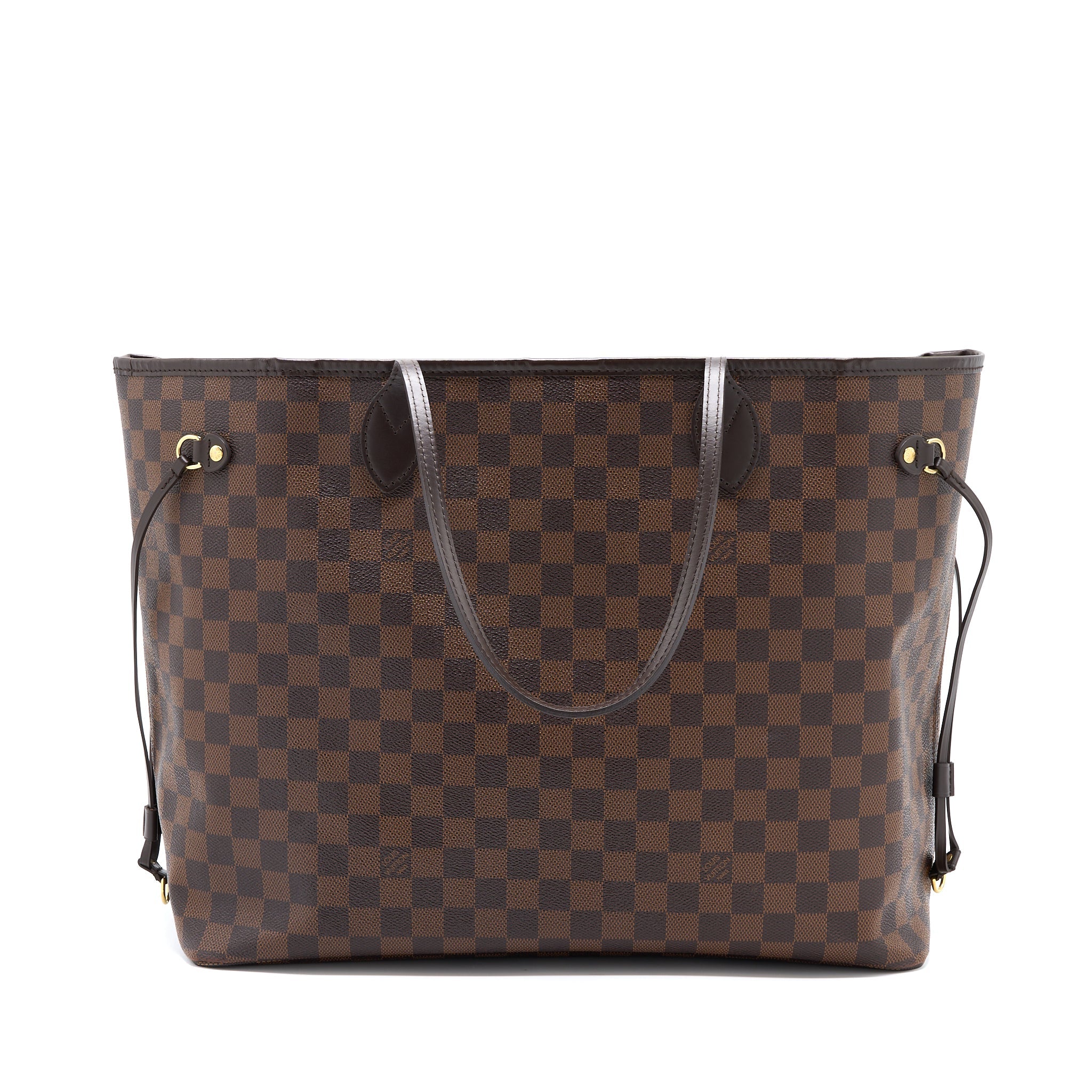 LOUIS VUITTON NEVERFULL GM DAMIER EBENE GHW