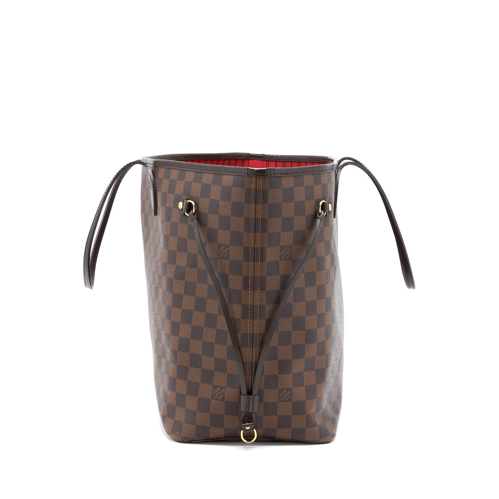 LOUIS VUITTON NEVERFULL GM DAMIER EBENE GHW
