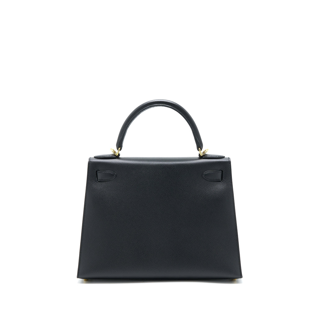 HERMES KELLY 28 EPSOM BLACK GHW