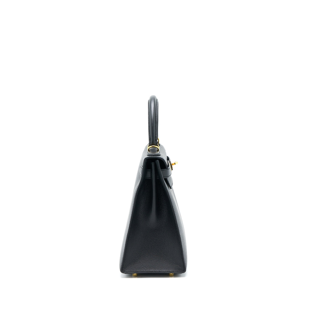 HERMES KELLY 28 EPSOM BLACK GHW