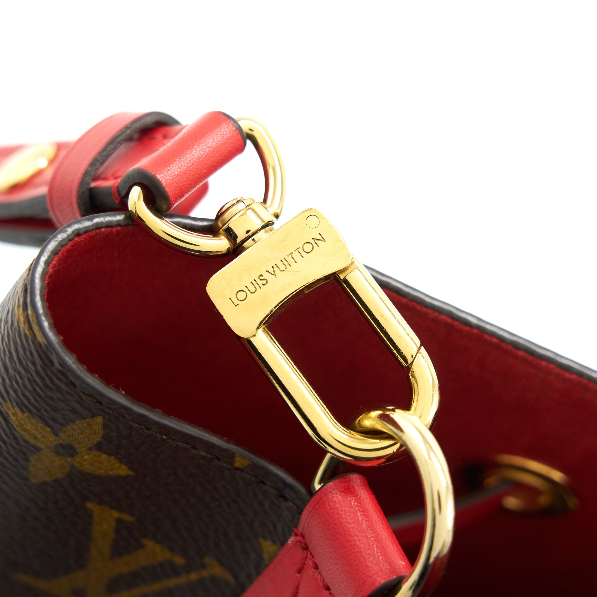 LOUIS VUITTON NEO NOE MONOGRAM CANVAS RED