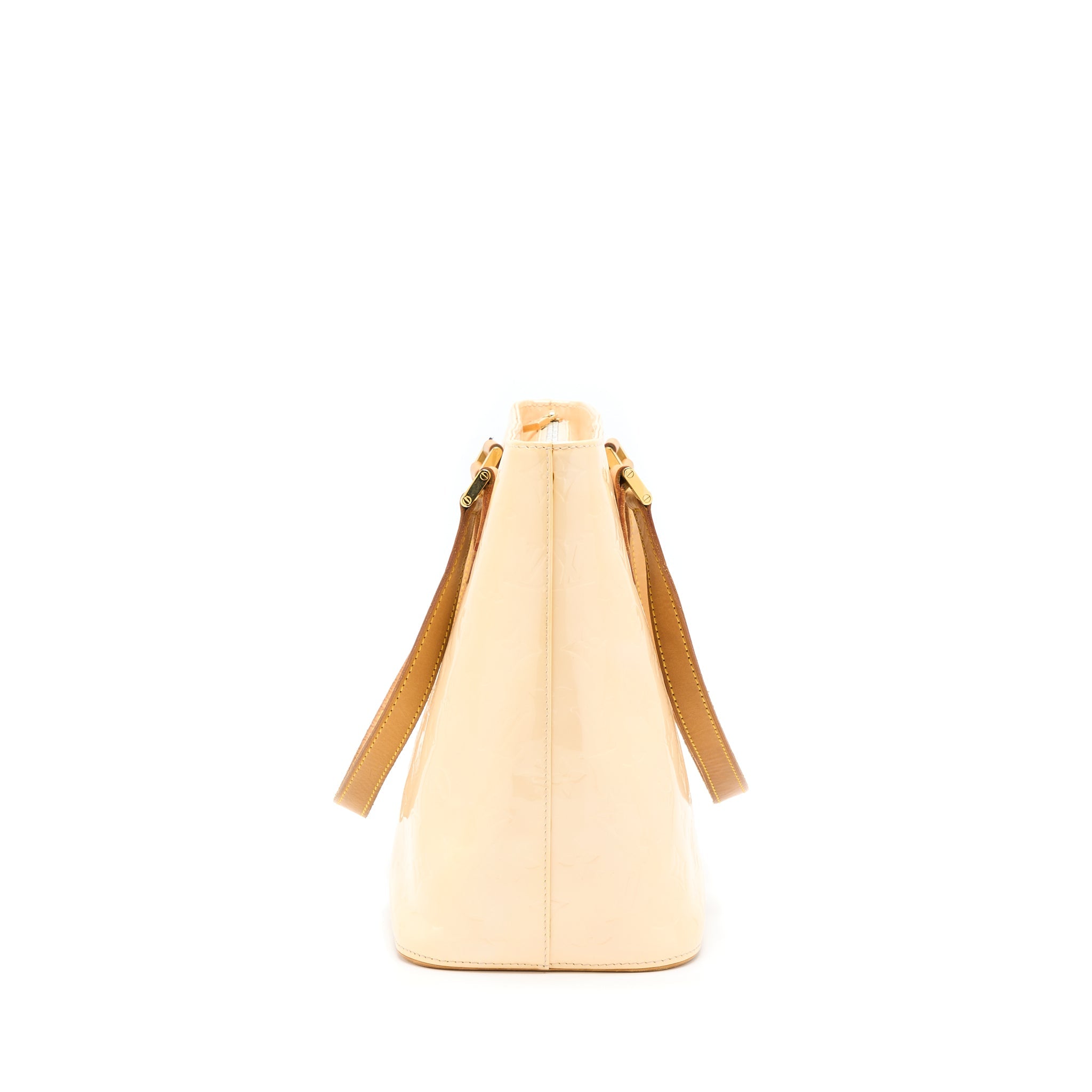 LOUIS VUITTON VINTAGE HUSTON TOTE VERNIS BEIGE GHW
