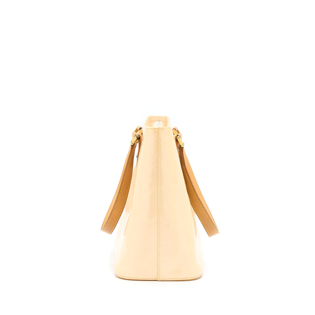 LOUIS VUITTON VINTAGE HUSTON TOTE VERNIS BEIGE GHW
