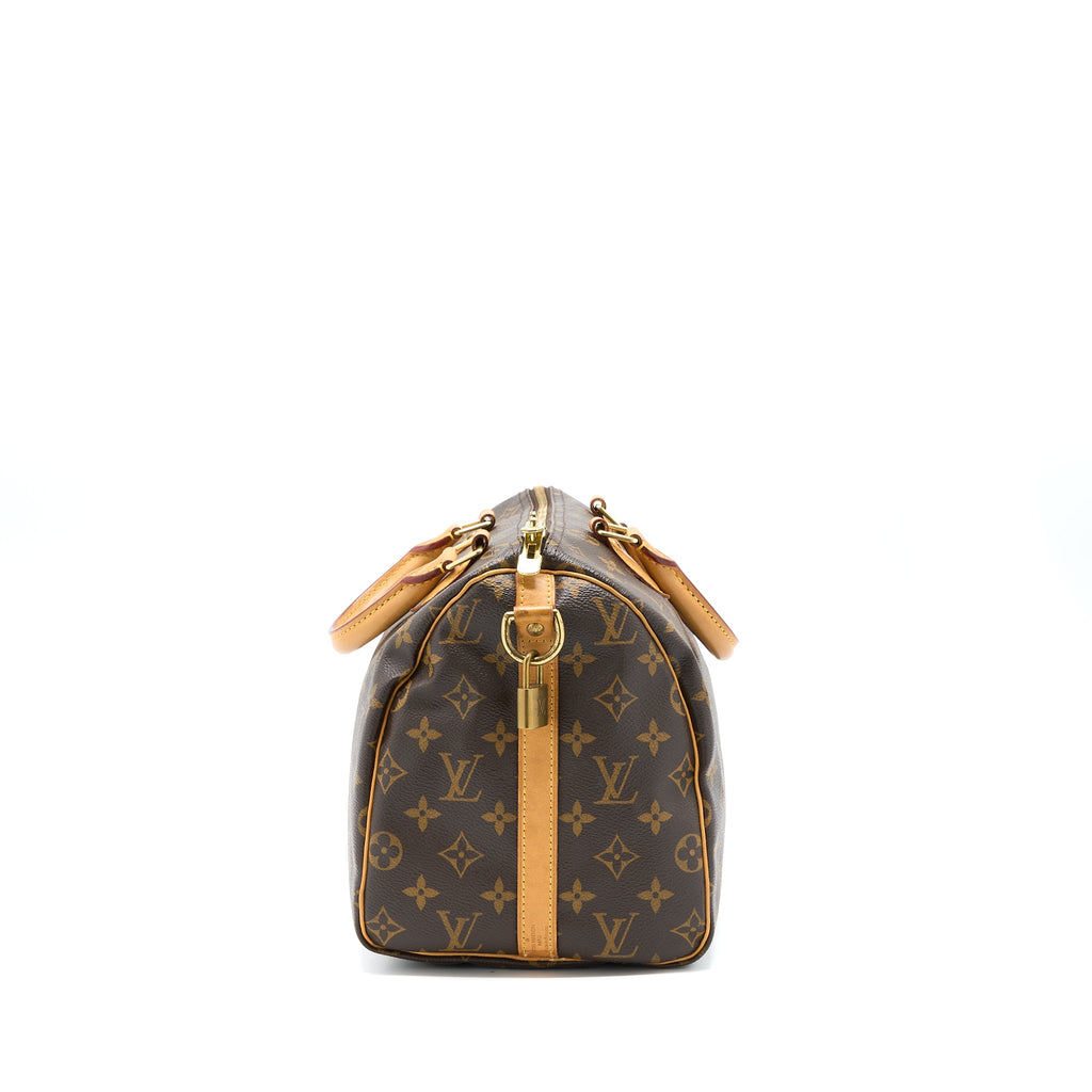 LOUIS VUITTON SPEEDY BANDOULIERE 30 MONOGRAM CANVAS GHW