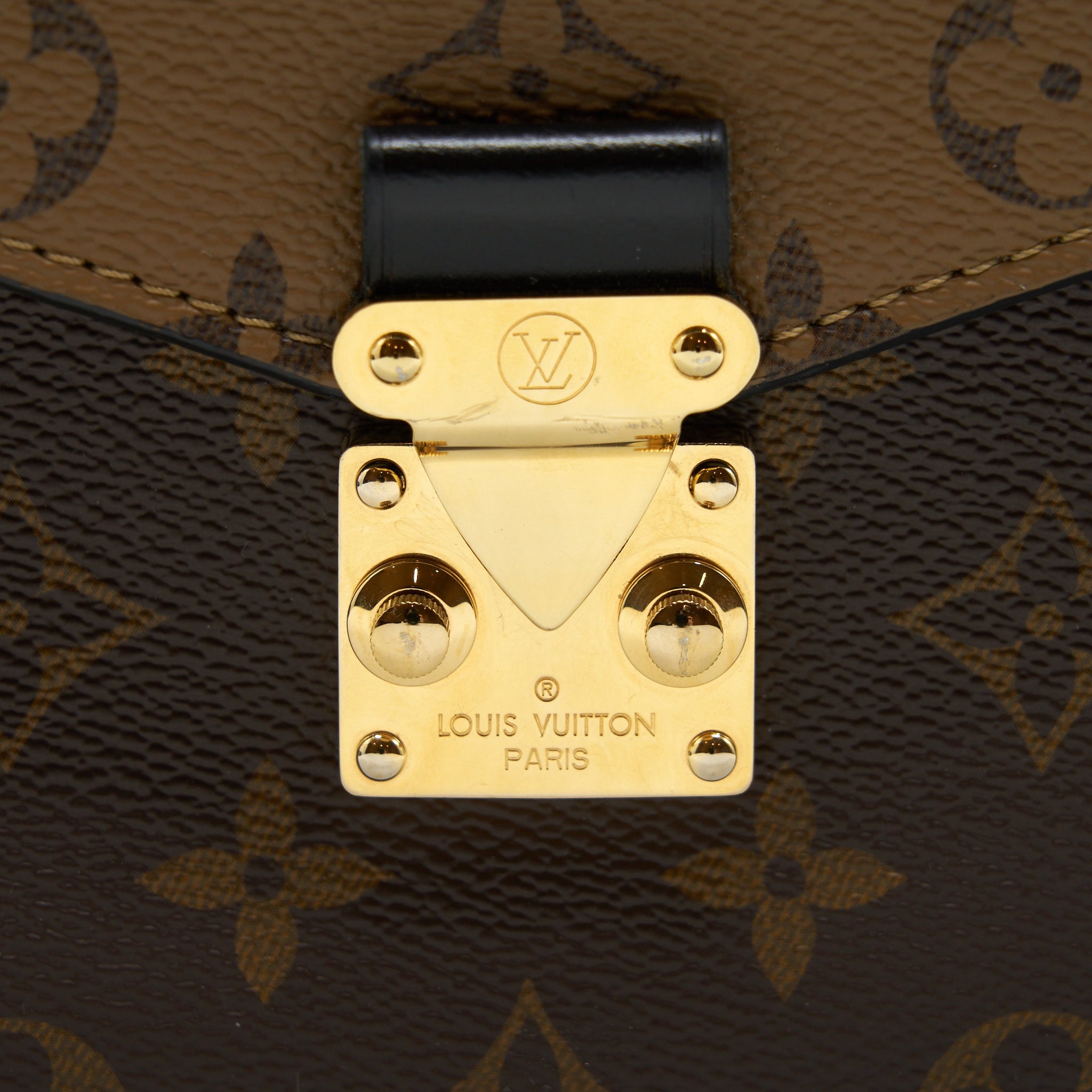 LOUIS VUITTON POCHETTE METIS MONOGRAM REVERSE CANVAS GHW