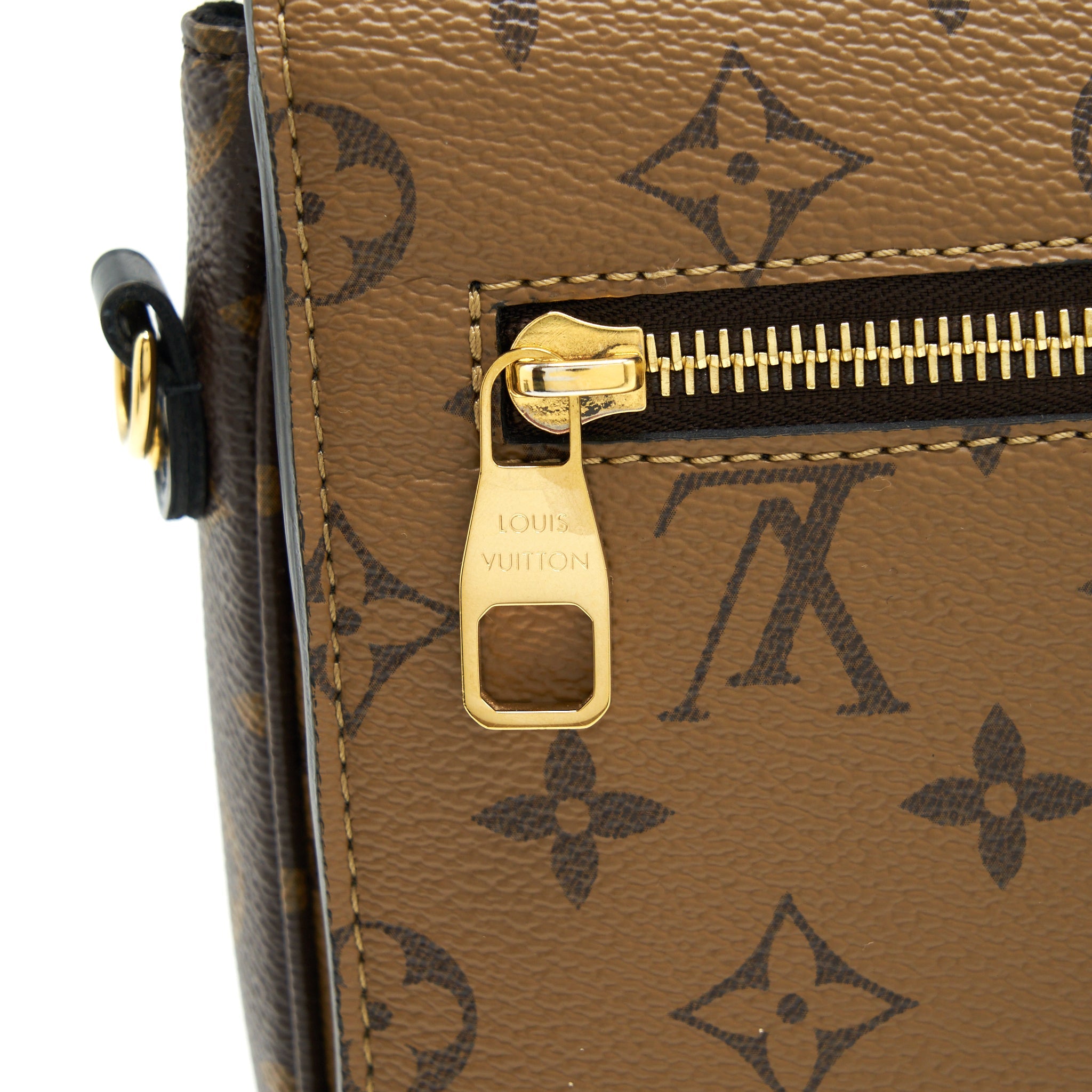 LOUIS VUITTON POCHETTE METIS MONOGRAM REVERSE CANVAS GHW