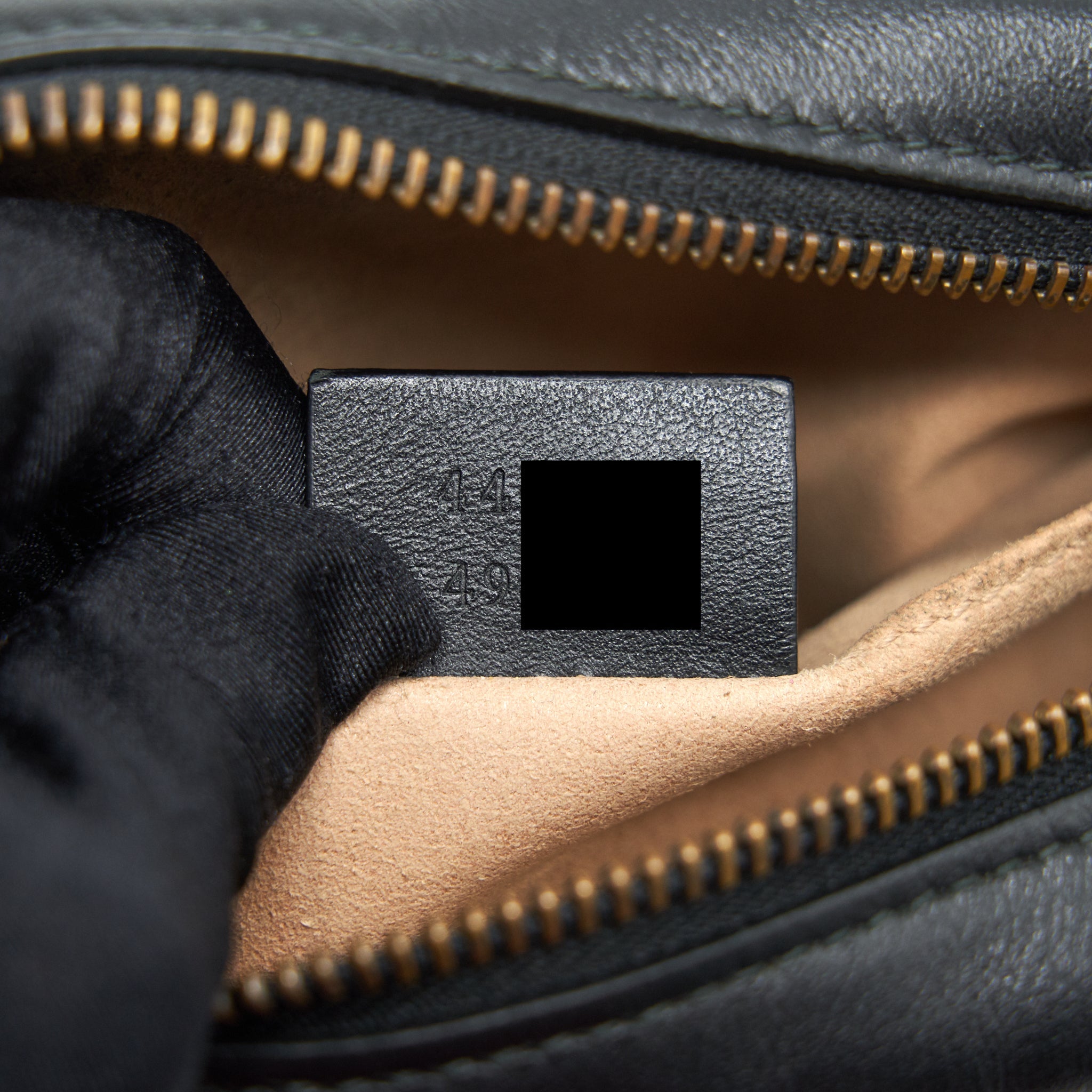 GUCCI GG MARMONT MINI CAMERA BAG BLACK GHW