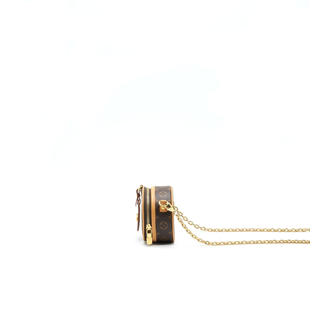 LOUIS VUITTON PETITE BOITE CHAPEAU NECKLACE MONOGRAM CANVAS