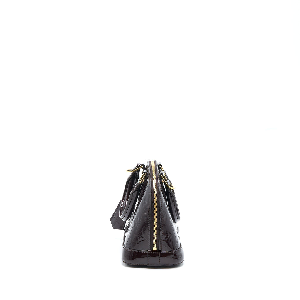 LOUIS VUITTON ALMA BB MONOGRAM PATENT AMATANTE GHW