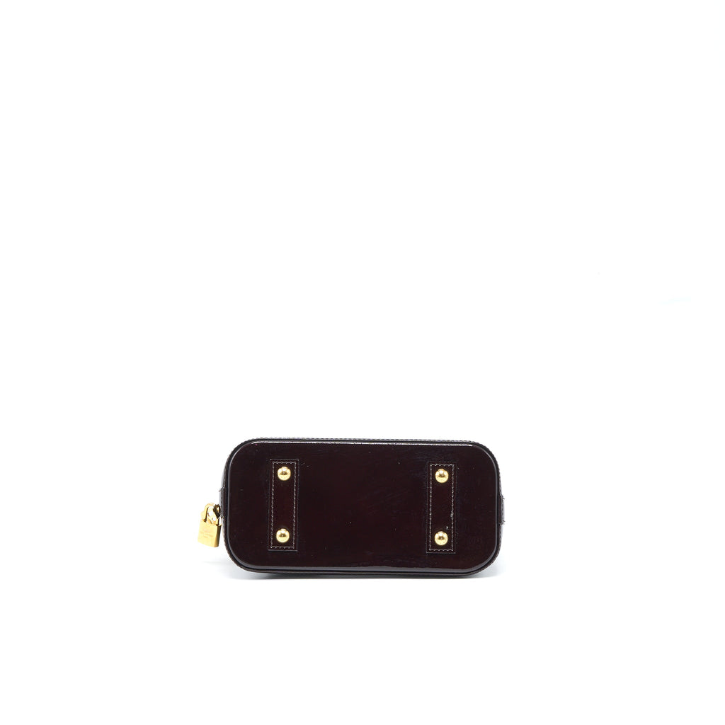 LOUIS VUITTON ALMA BB MONOGRAM PATENT AMATANTE GHW