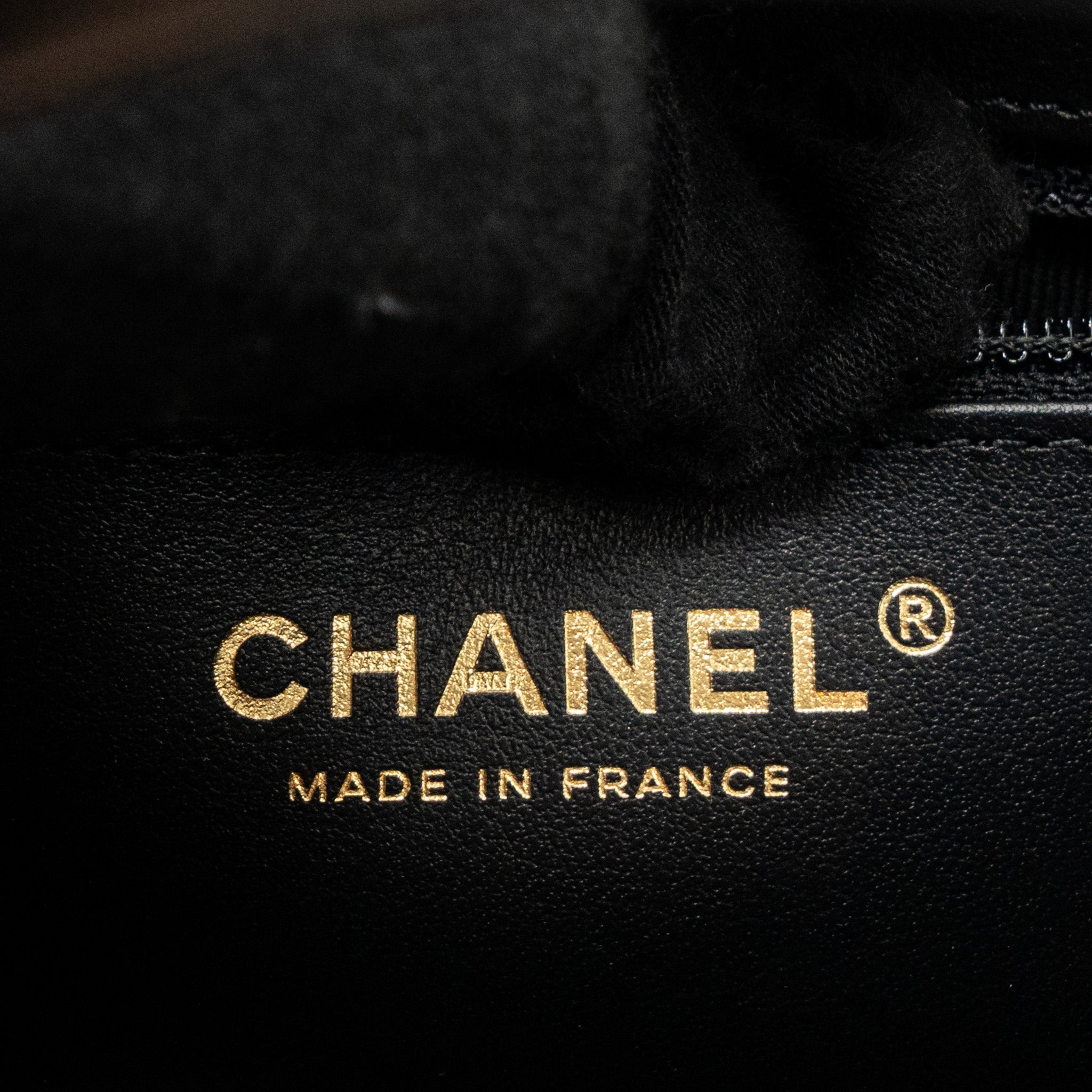 CHANEL 23K MINI SHOPPING TOTE CALFSKIN BLACK BRUSHED GHW(MICROCHIP)