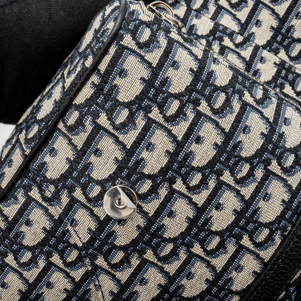 DIOR HOMME SADDLE BAG DIOR OBLIQUE JACQUARD BEIGE/BLACK GHW