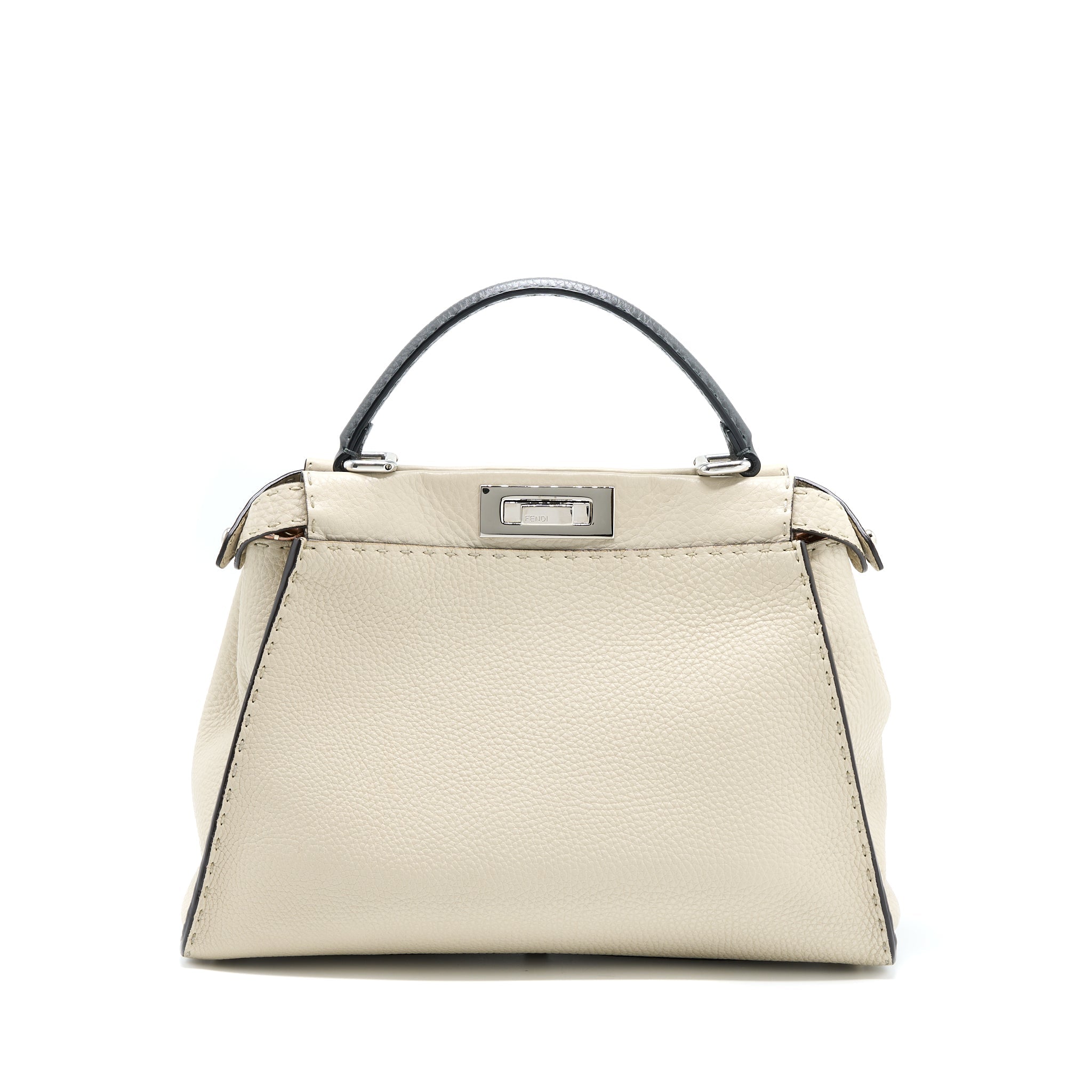 FENDI PEEKABOO GRAINED CALFSKIN MIX ROMANO/AACANARA SHW