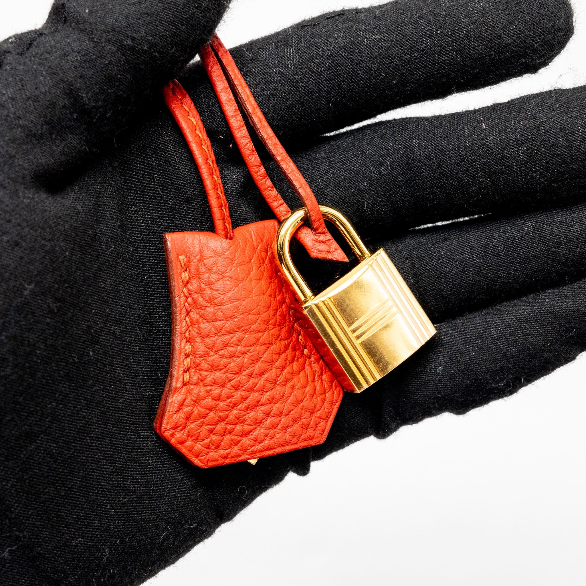 HERMES KELLY 32 TOGO 5E VERMILLION GHW
