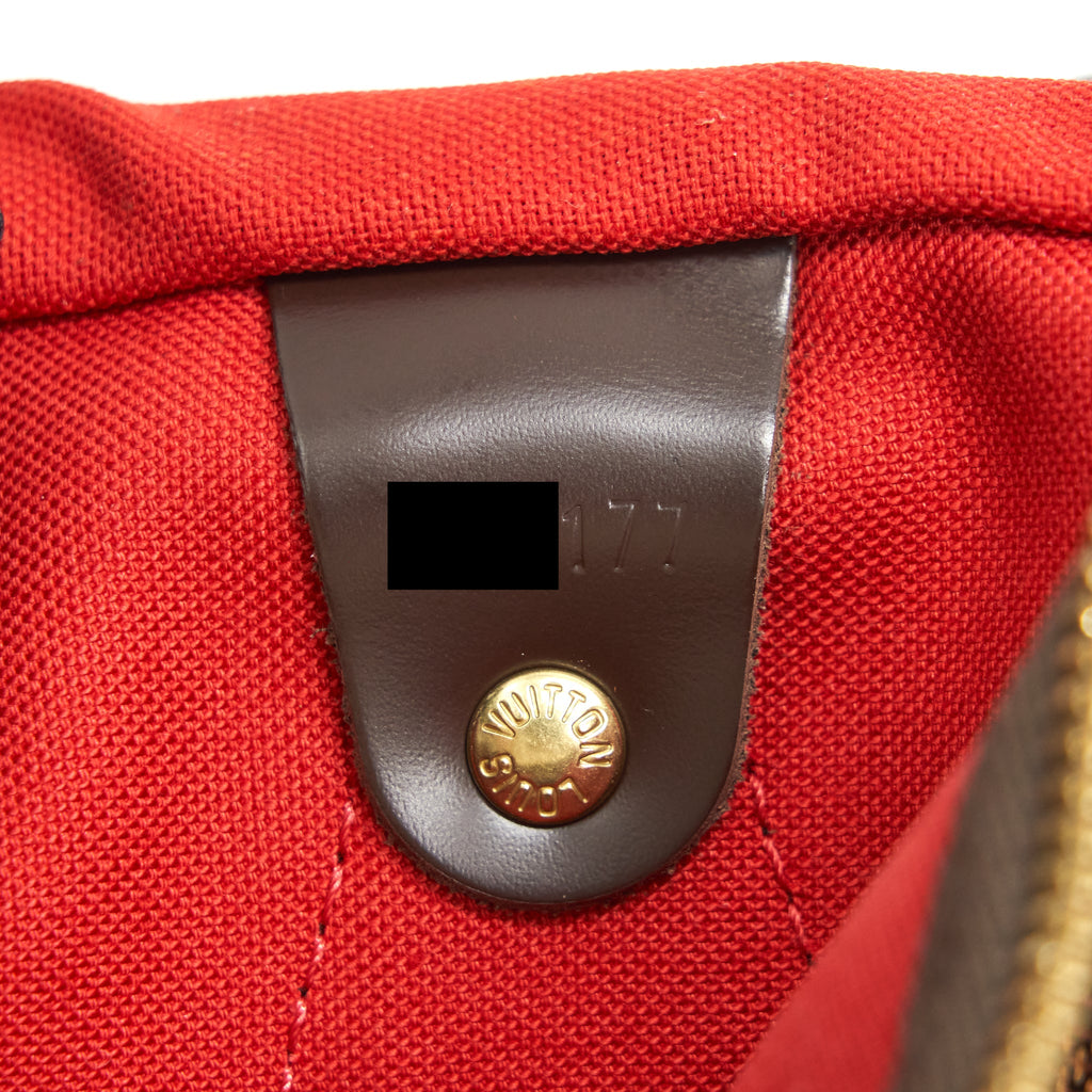LOUIS VUITTON SPEEDY BANDOULIERE 30 DAMIER EBENE CANVAS