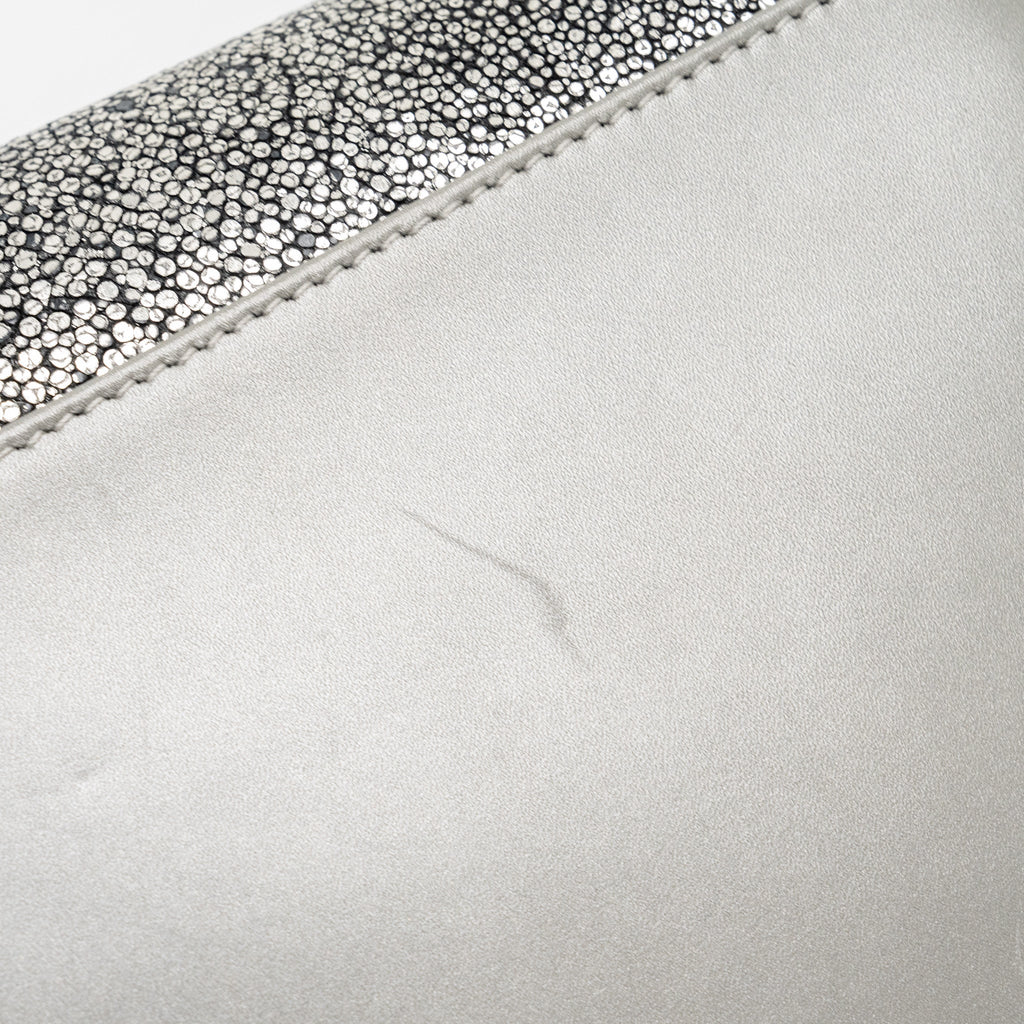 BVLGARI SERPENTI FOREVER LEATHER/CRYSTAL GALUCHAR GREY GHW