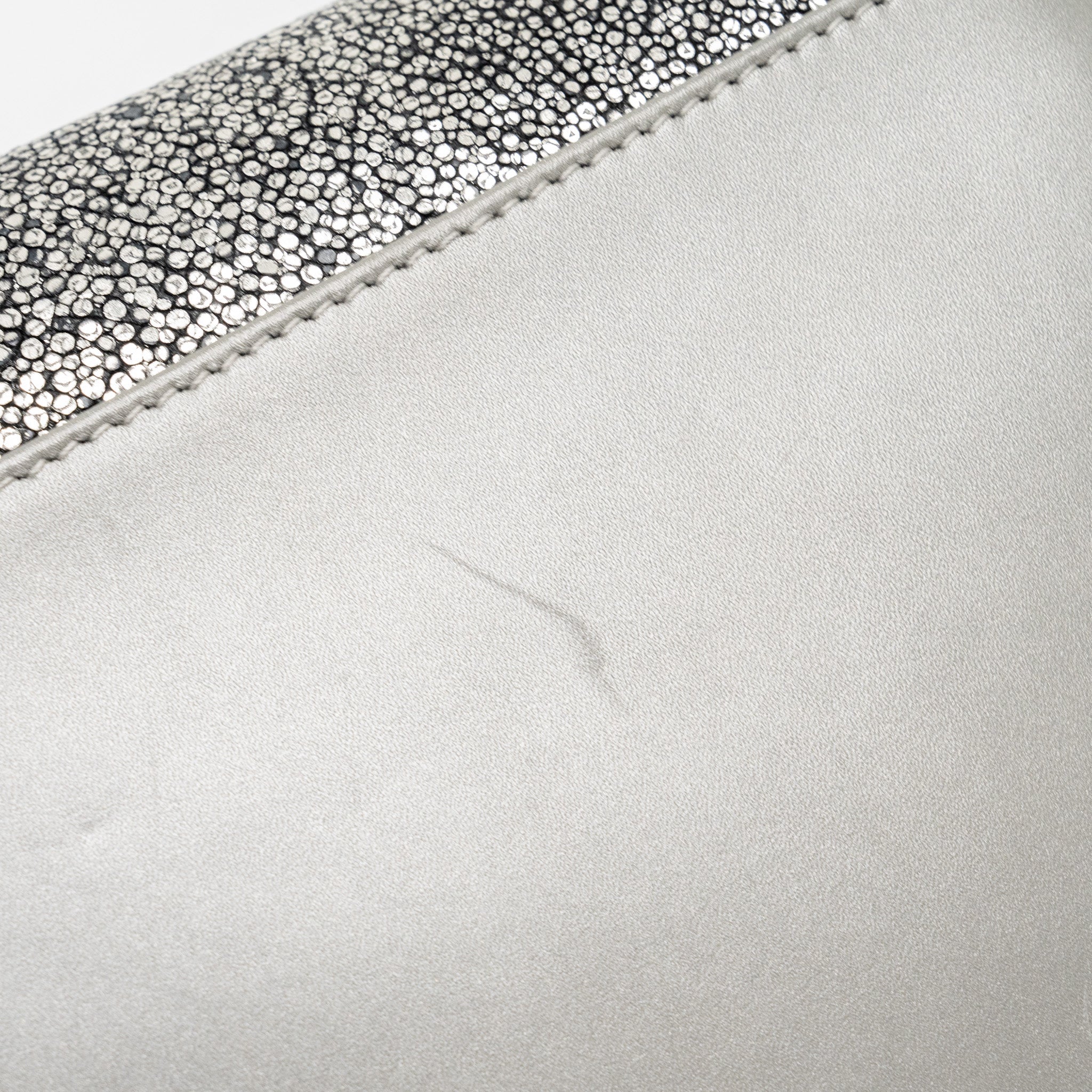 BVLGARI SERPENTI FOREVER LEATHER/CRYSTAL GALUCHAR GREY GHW