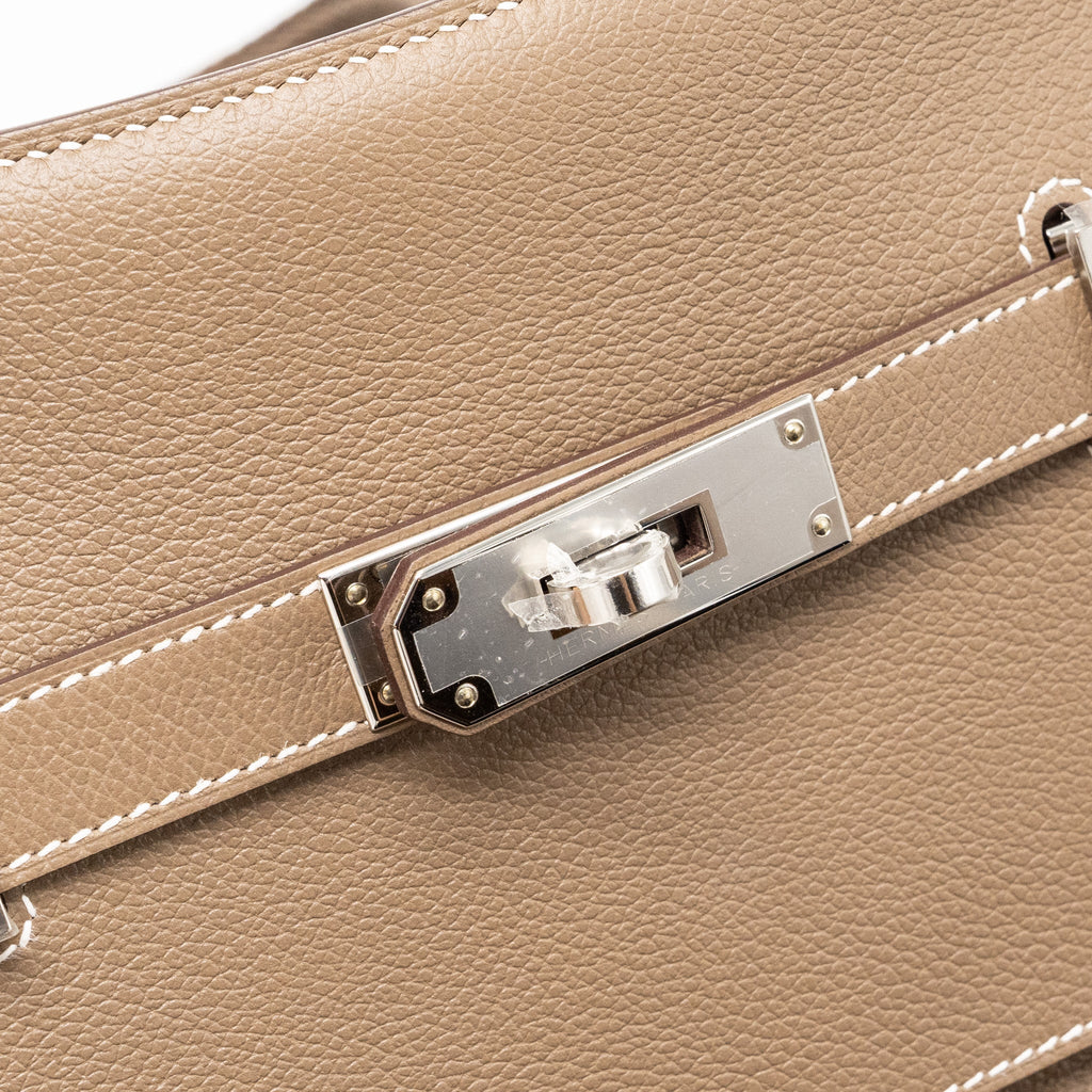 HERMES MINI JYPSIERE EVERCOLOR ETOUPE SHW