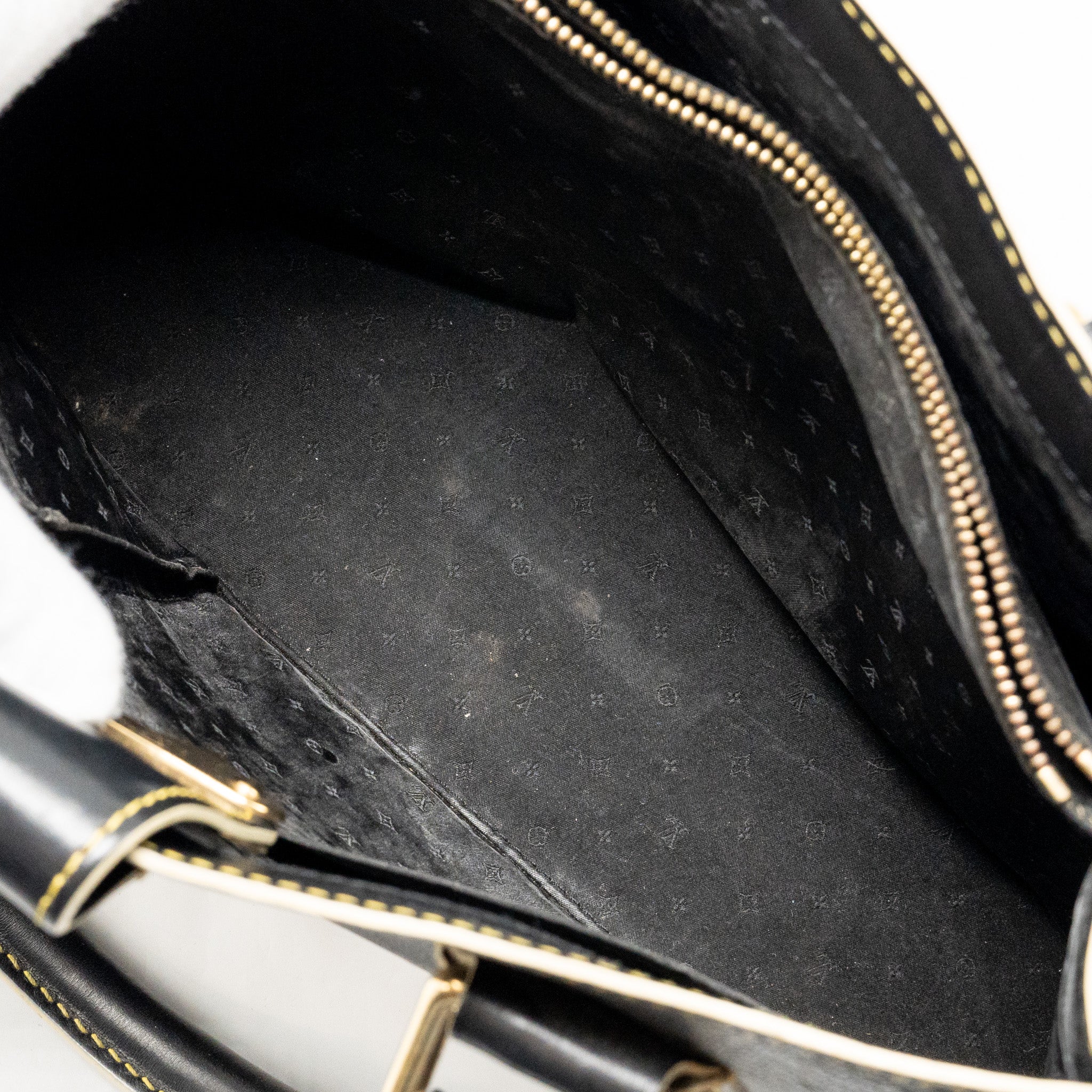 LOUIS VUITTON VINTAGE SHOULDER BAG BLACK GHW