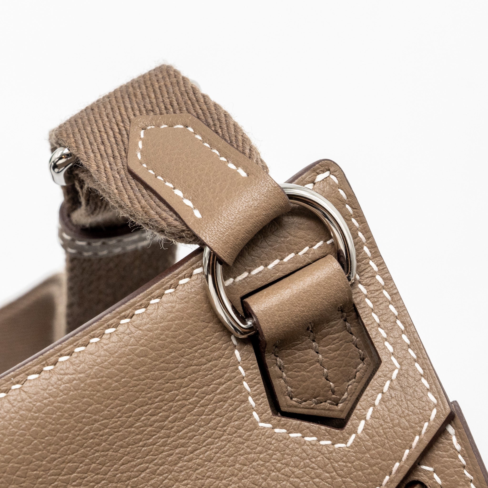 HERMES MINI JYPSIERE EVERCOLOR ETOUPE SHW