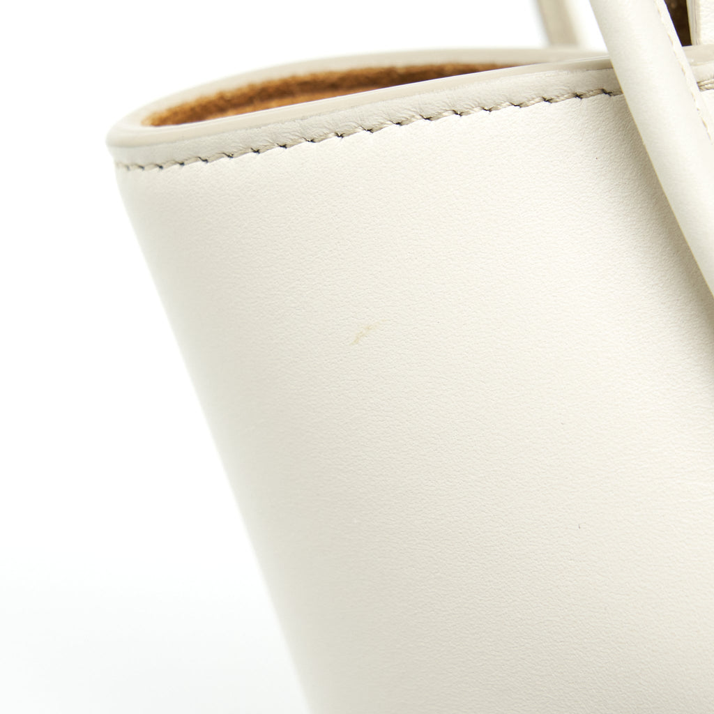BOTTEGA VENETA ARCO BAG CALFSKIN WHITE SHW