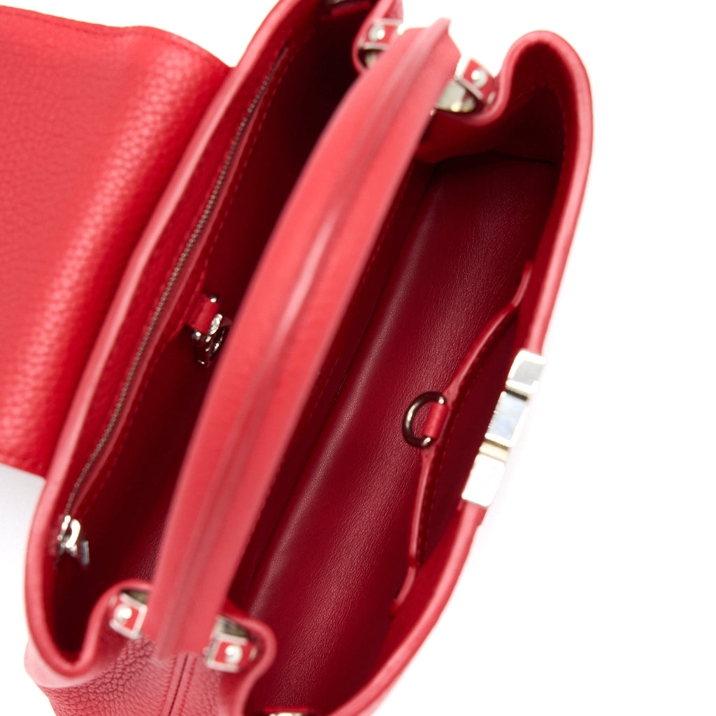 LOUIS VUITTON CAPUCINES BB TAURILLON RED GHW